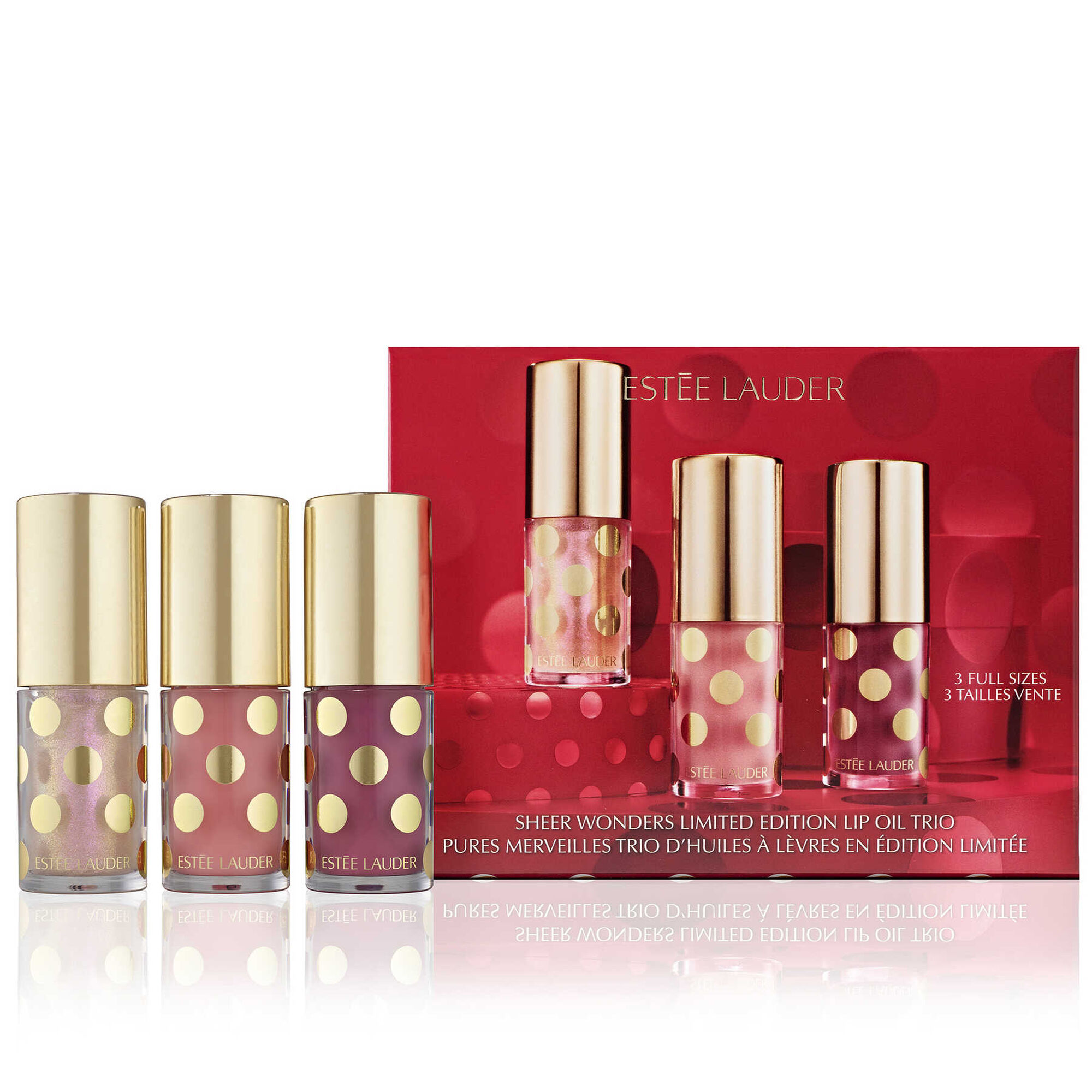 Coffret Sheer Wonders Lip Oil Trio