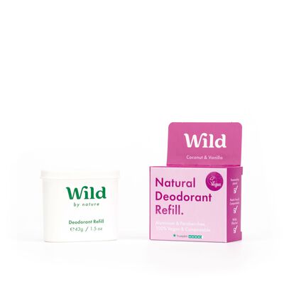 Natural Deodorant Refill Coco e Baunilha