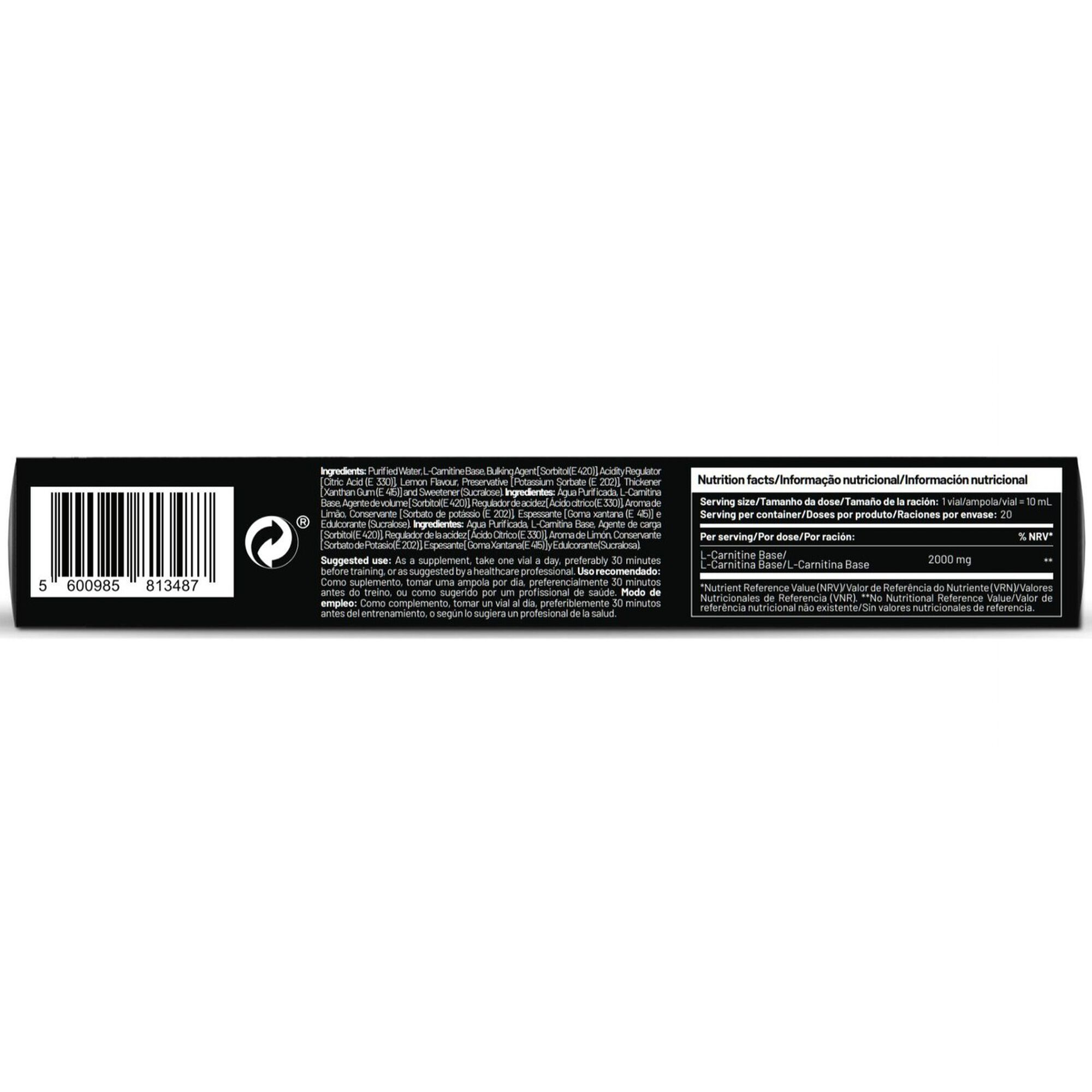 L-Carnitine 2000 Lemon Flavor