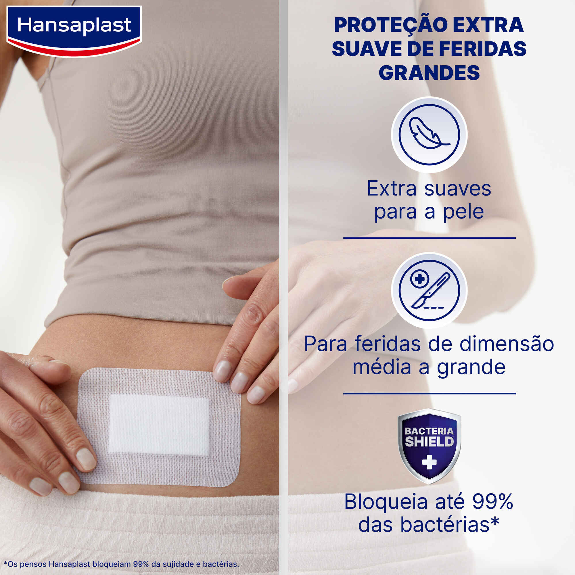 Pensos Hipoalergénico para Pele Sensível