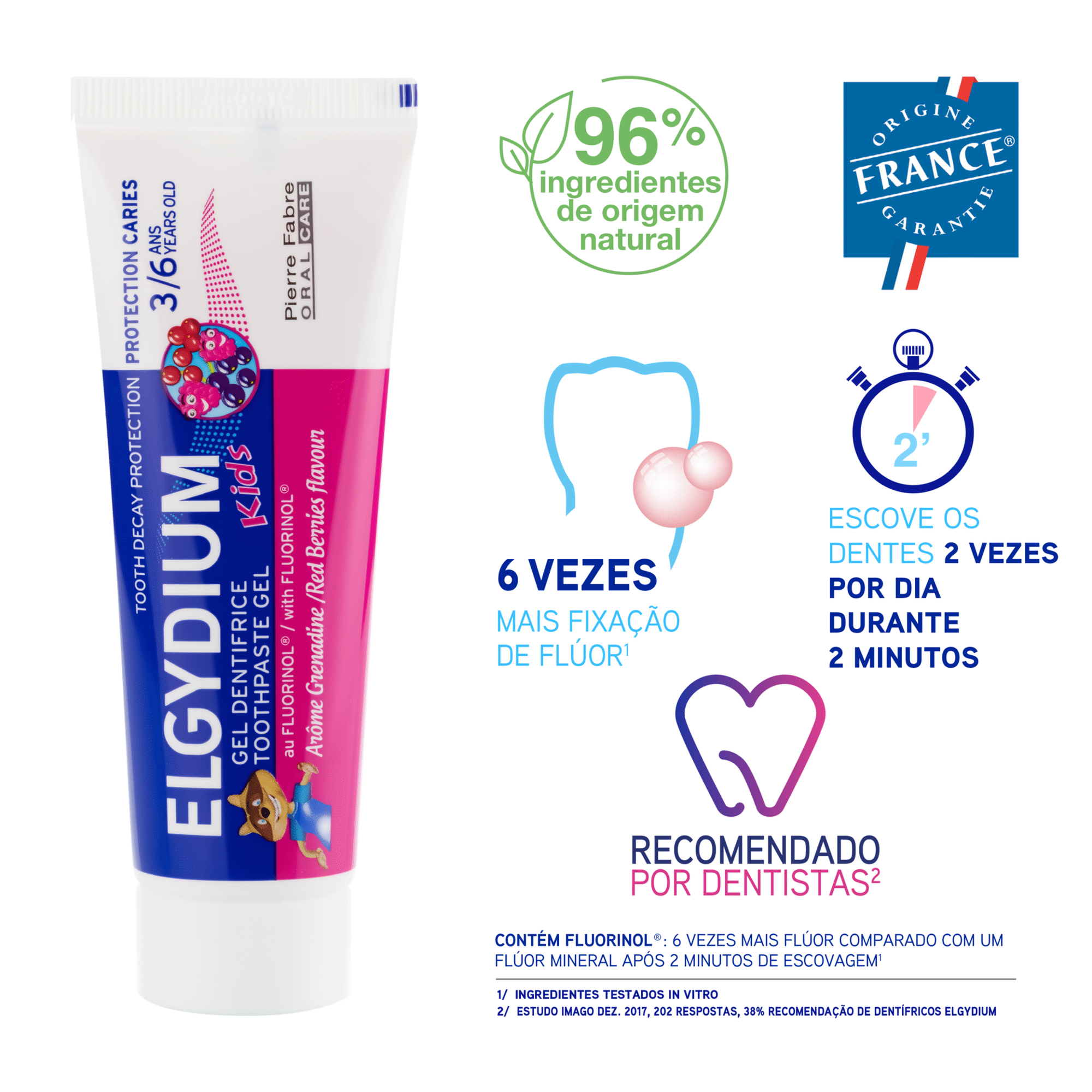 Gel Dentífrico Kids Frutos Silvestres