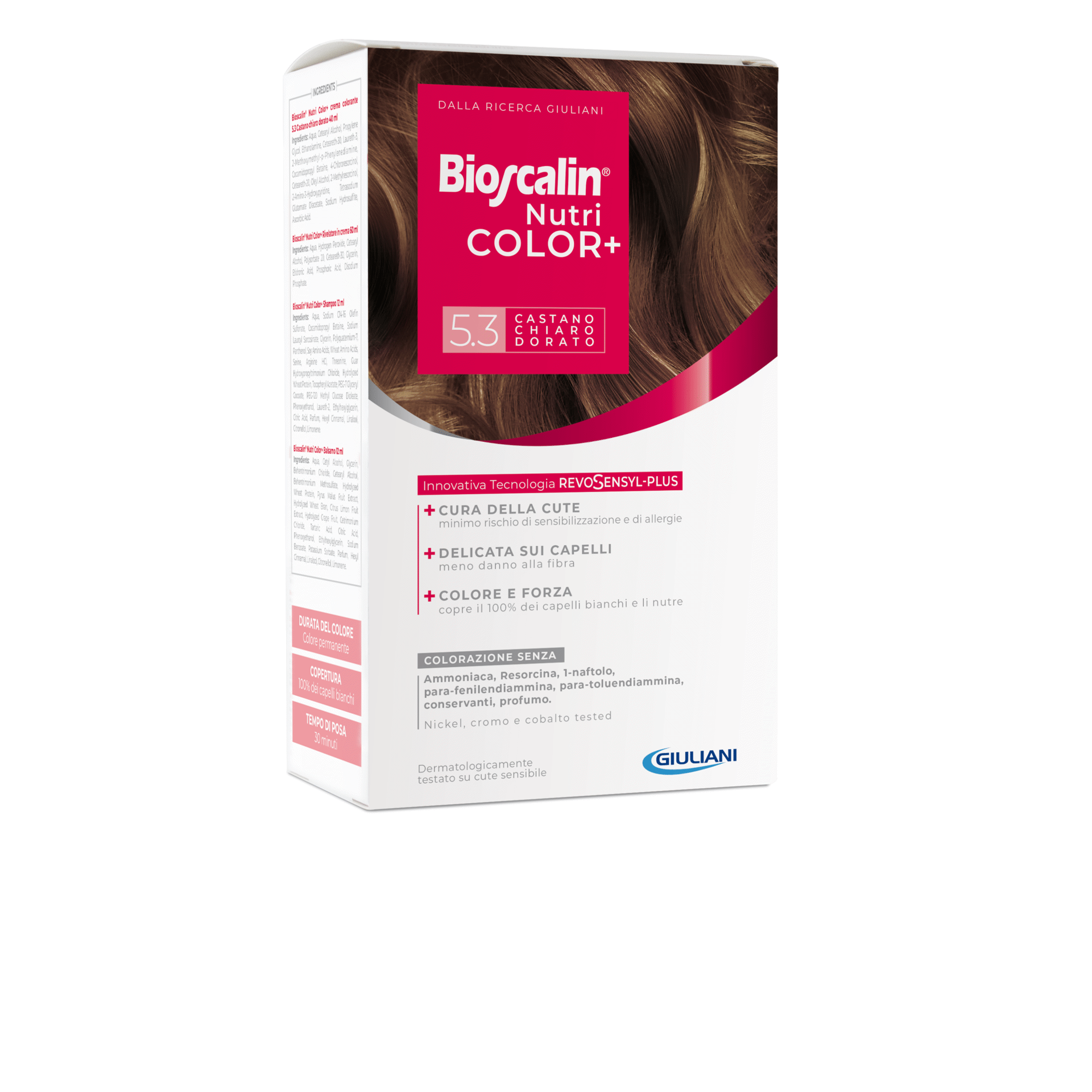 Coloração Cabelo 5.3 Cast. Dourado Nutri Color+ Bioscalin