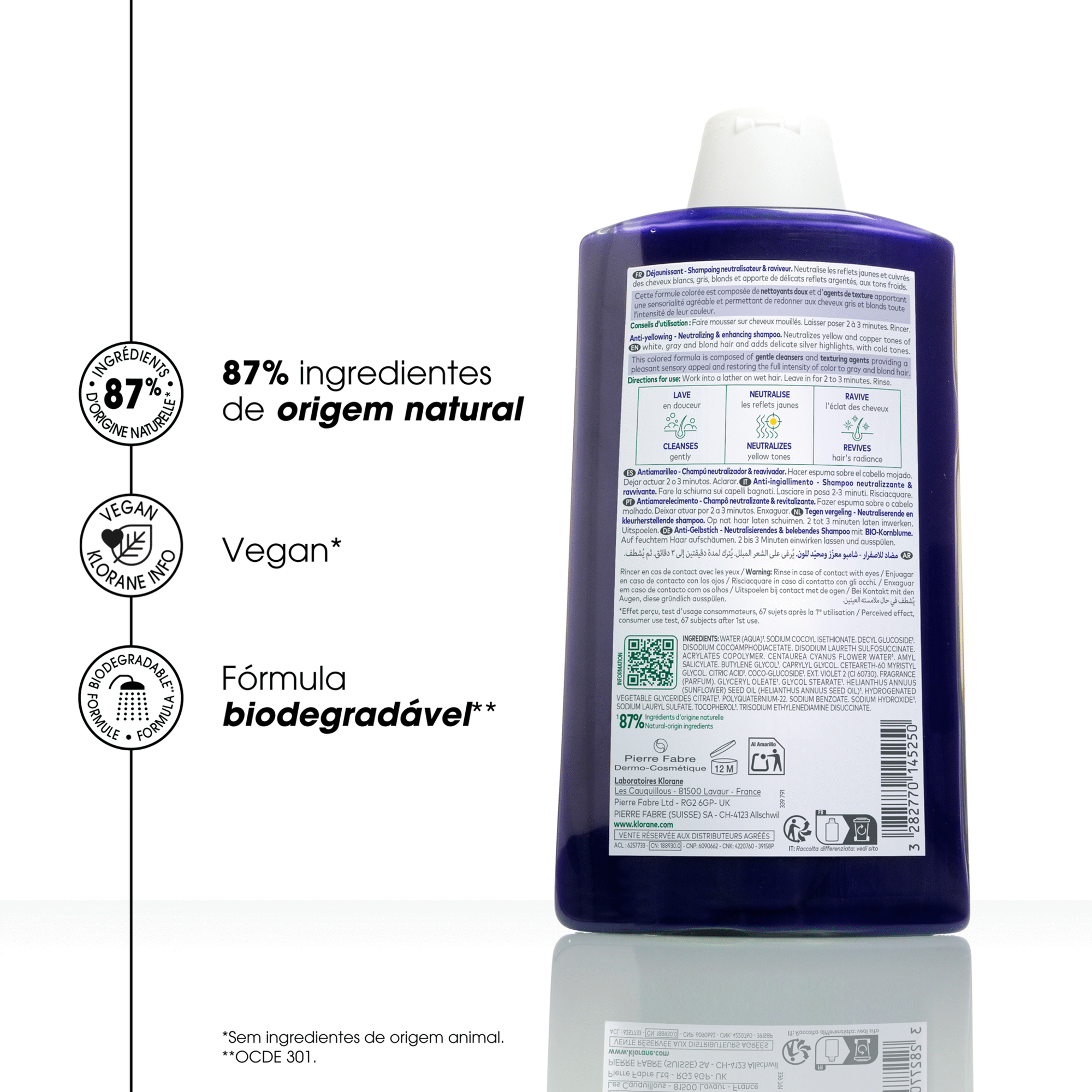 Centaury Anti-Yellowing Gray, Blond Shampoo