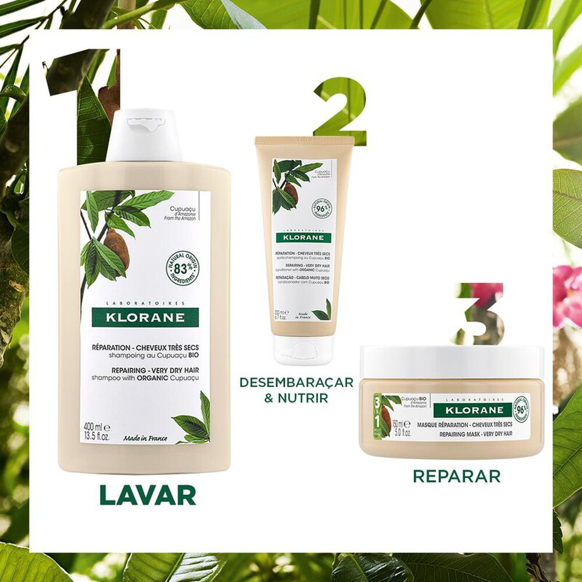 Cupuaçu Reparing Very Dry Hair Shampoo