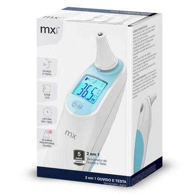 Termómetro Digital 2 em 1 Ouvido e Testa