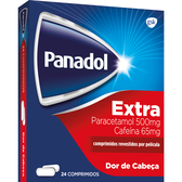 Panadol Extra Comprimidos Dor de Cabeça Wells
