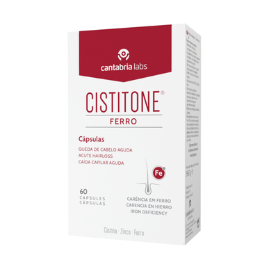 Cápsulas Queda de Cabelo Cistitone Ferro Wells Image 1