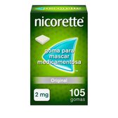 Nicorette 2 mg 105 Gomas de Mascar Nicotina Wells Image 1