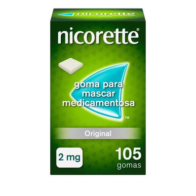 Nicorette 2 mg 105 Gomas de Mascar Nicotina Wells Image 1