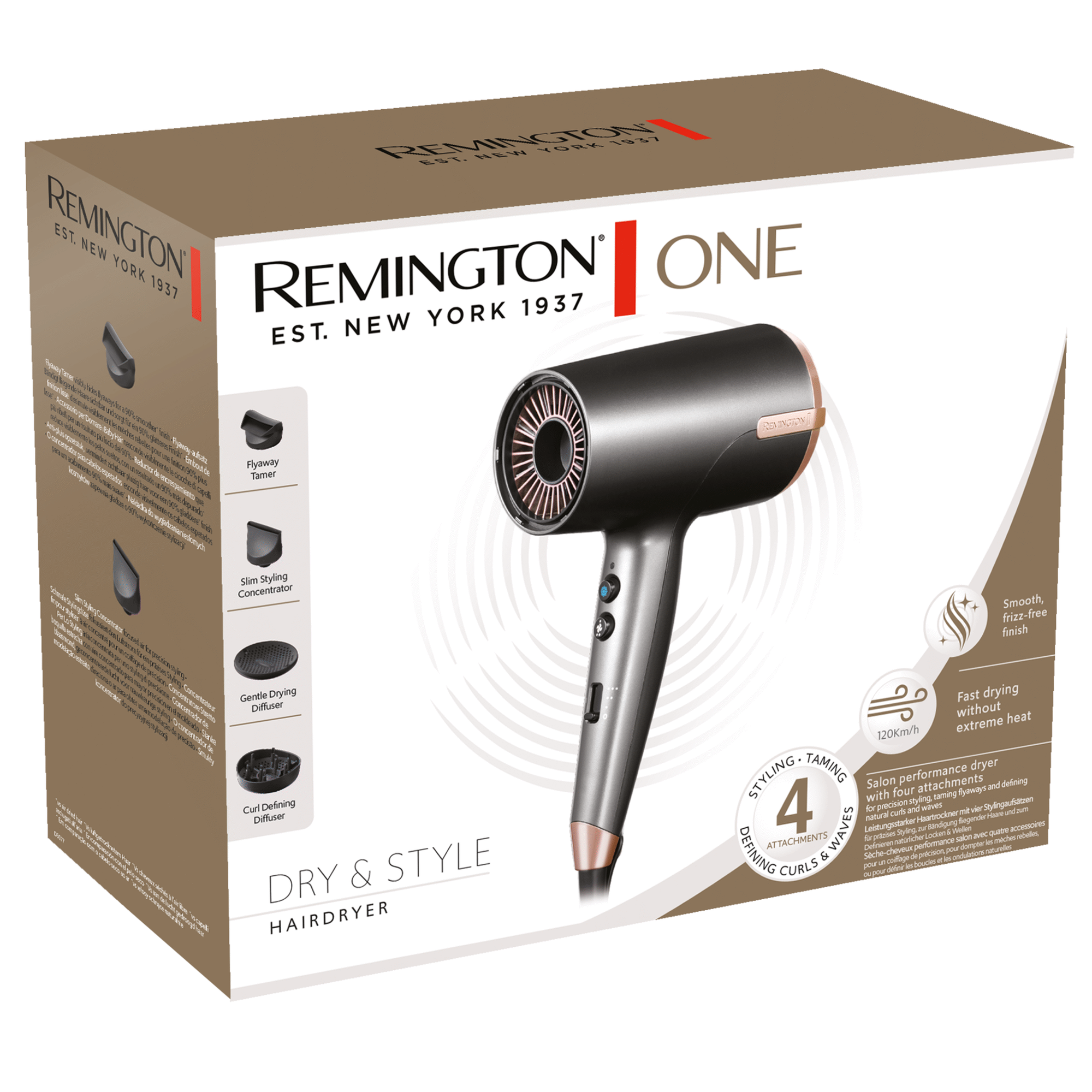 Dry & Style Hairdryer D6077
