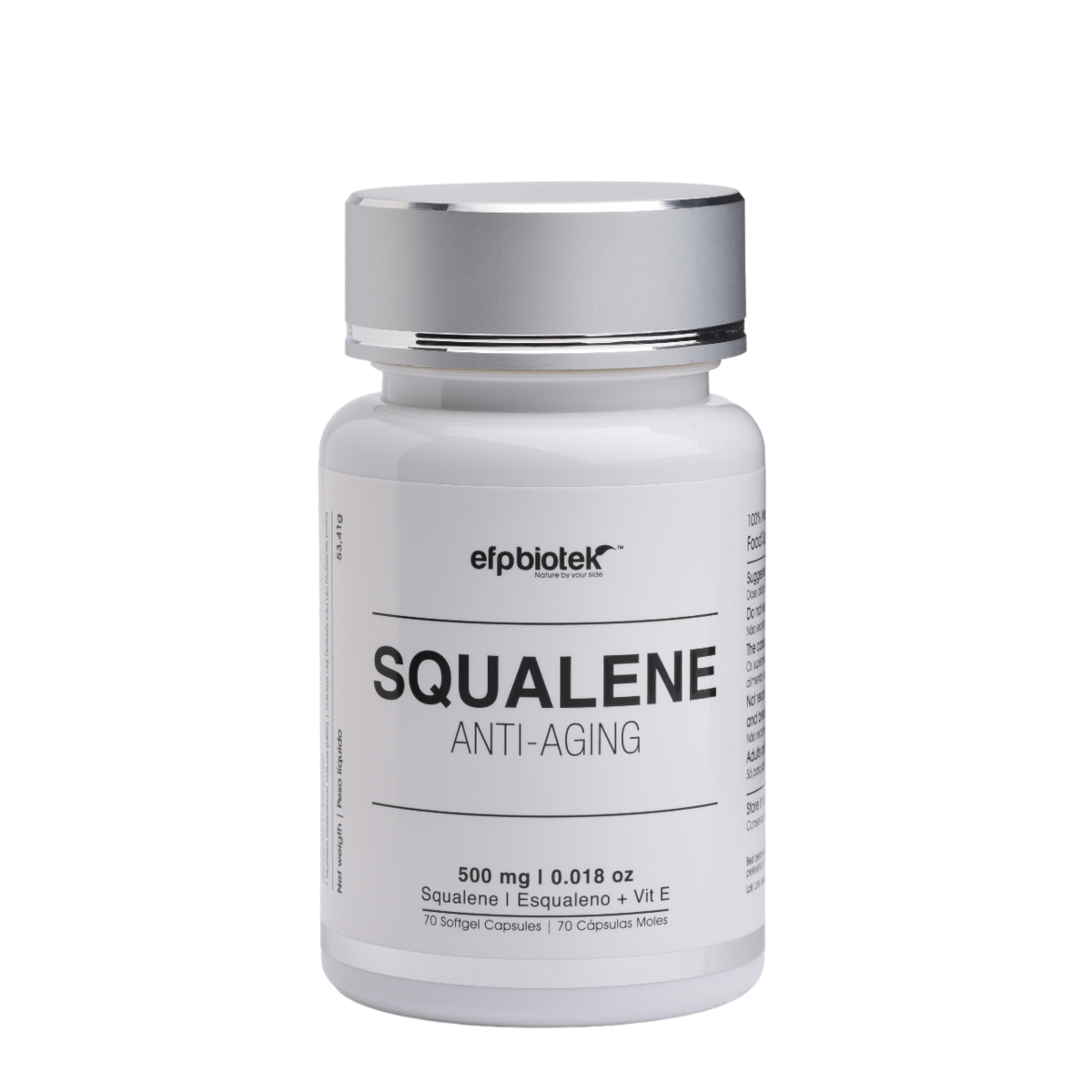 Cápsulas Hidratação Pele Squalene Anti-Aging