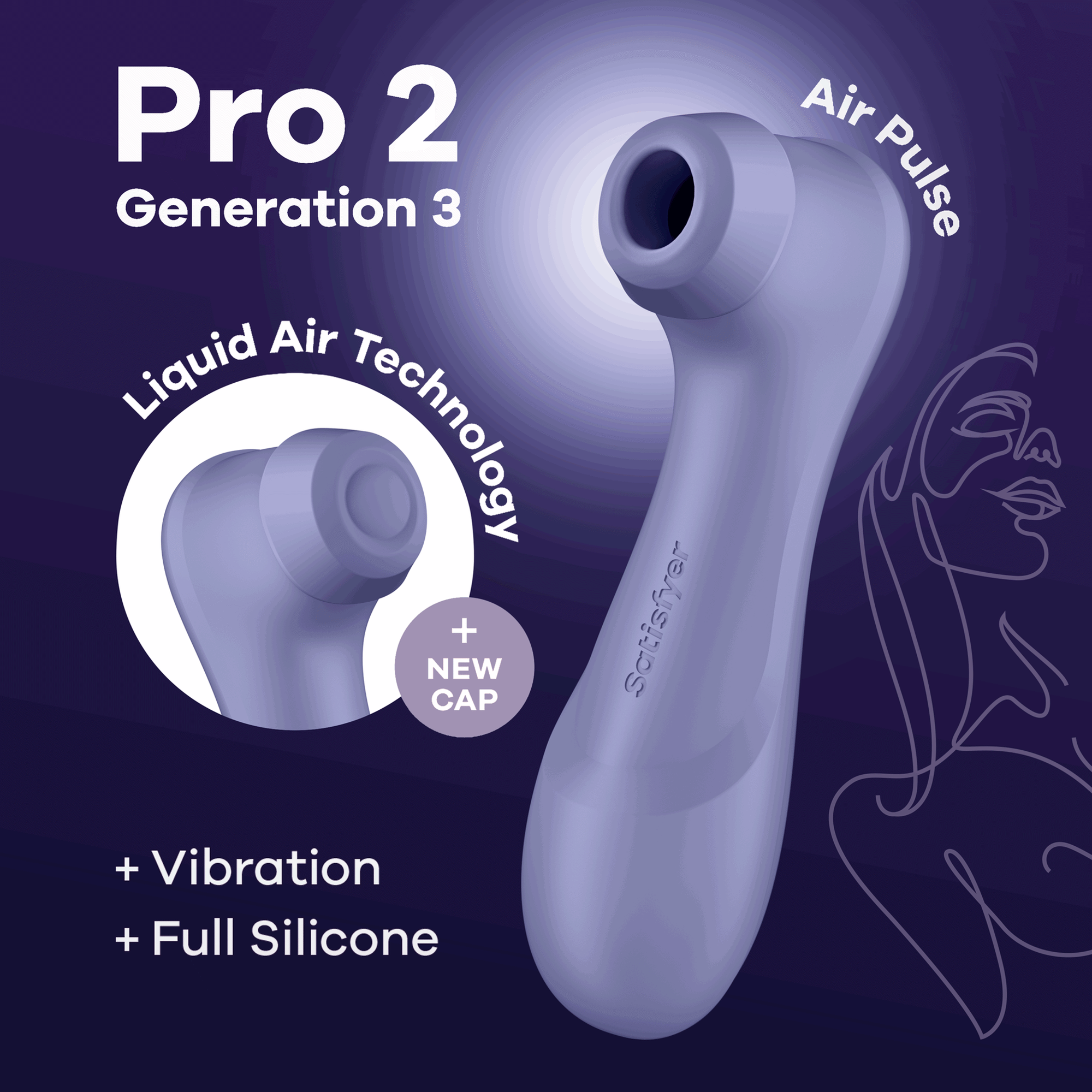 Vibrador Clitóris Pro 2 Generation 3 Lilás