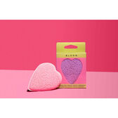 Esponja De Limpeza Facial Coração Lilás Wells Image 3