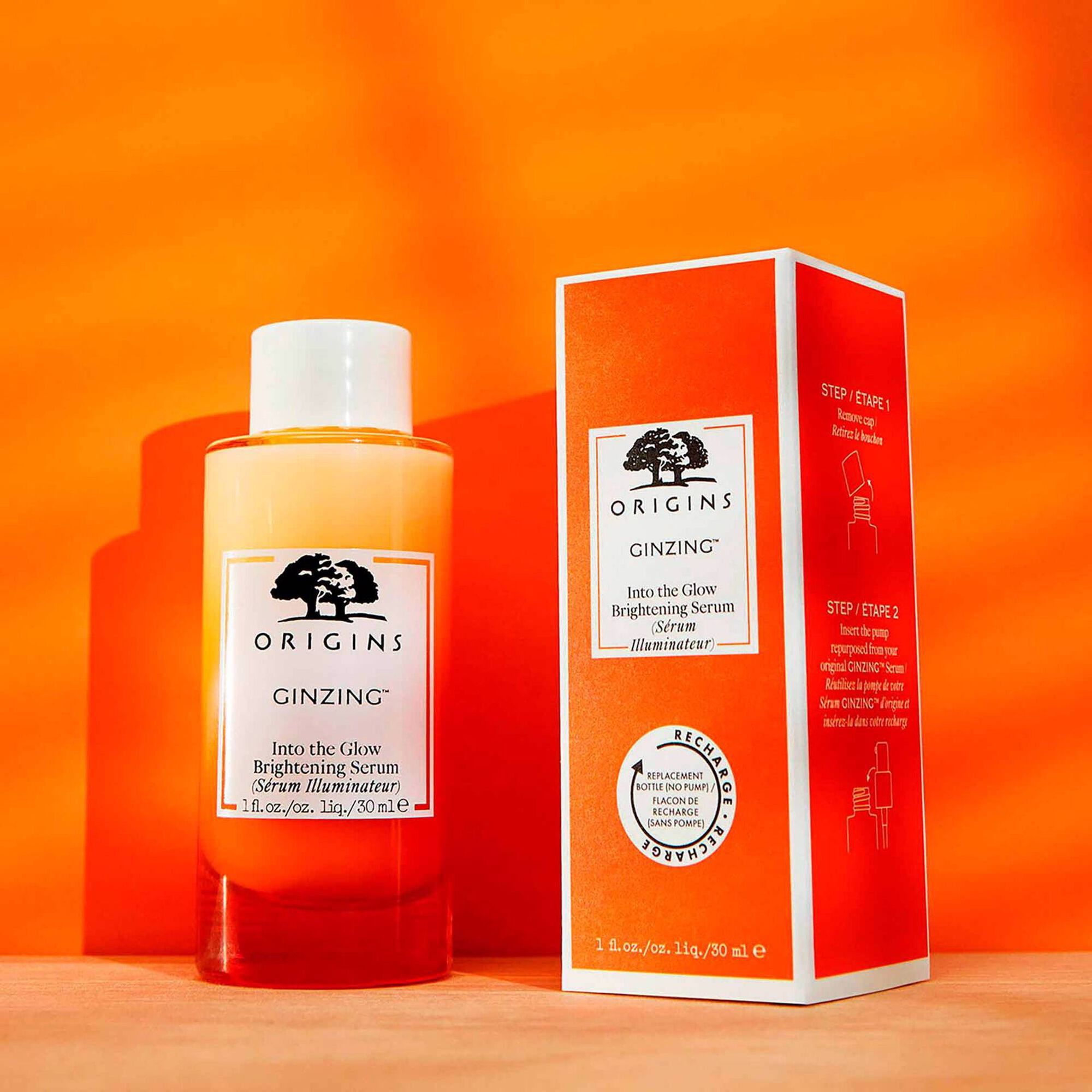 Ginzing Into The Glow Brigtening Serum Recarga