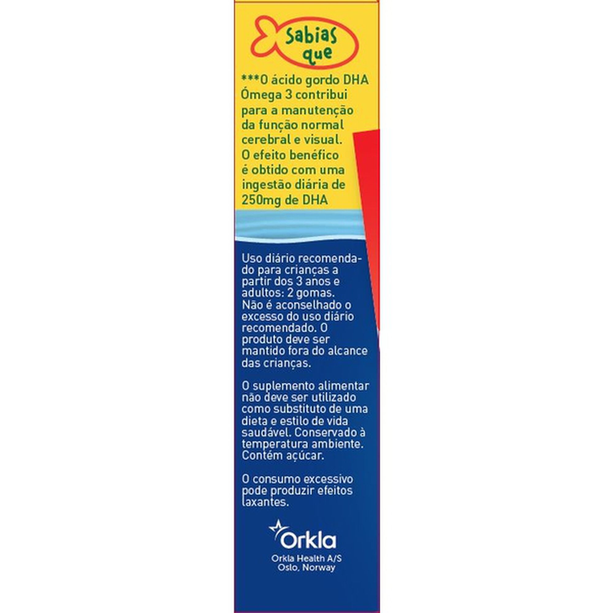 Suplemento Gomas Ómega 3 Morango Criança