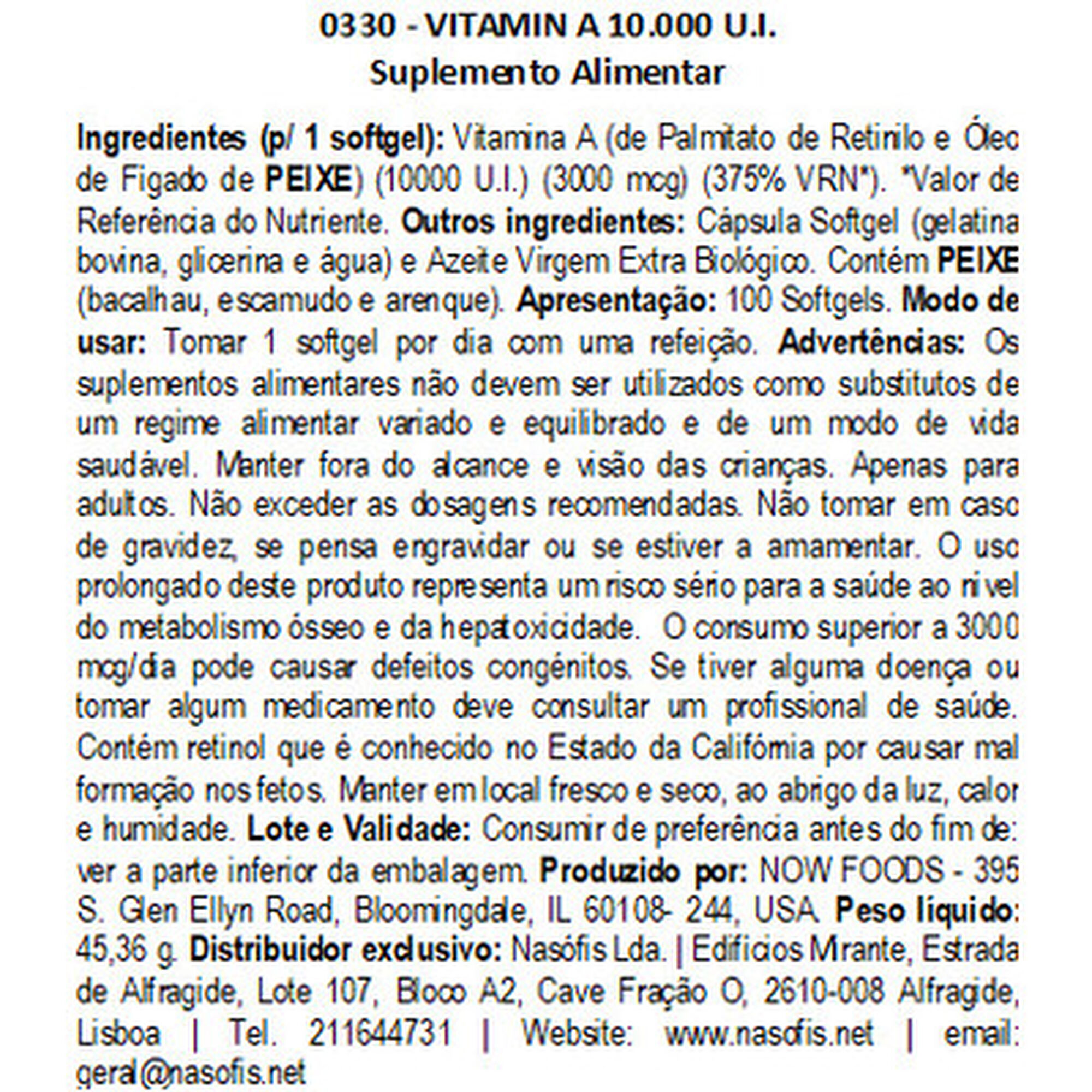 Vitamin A 10.000 Essential Nutrition