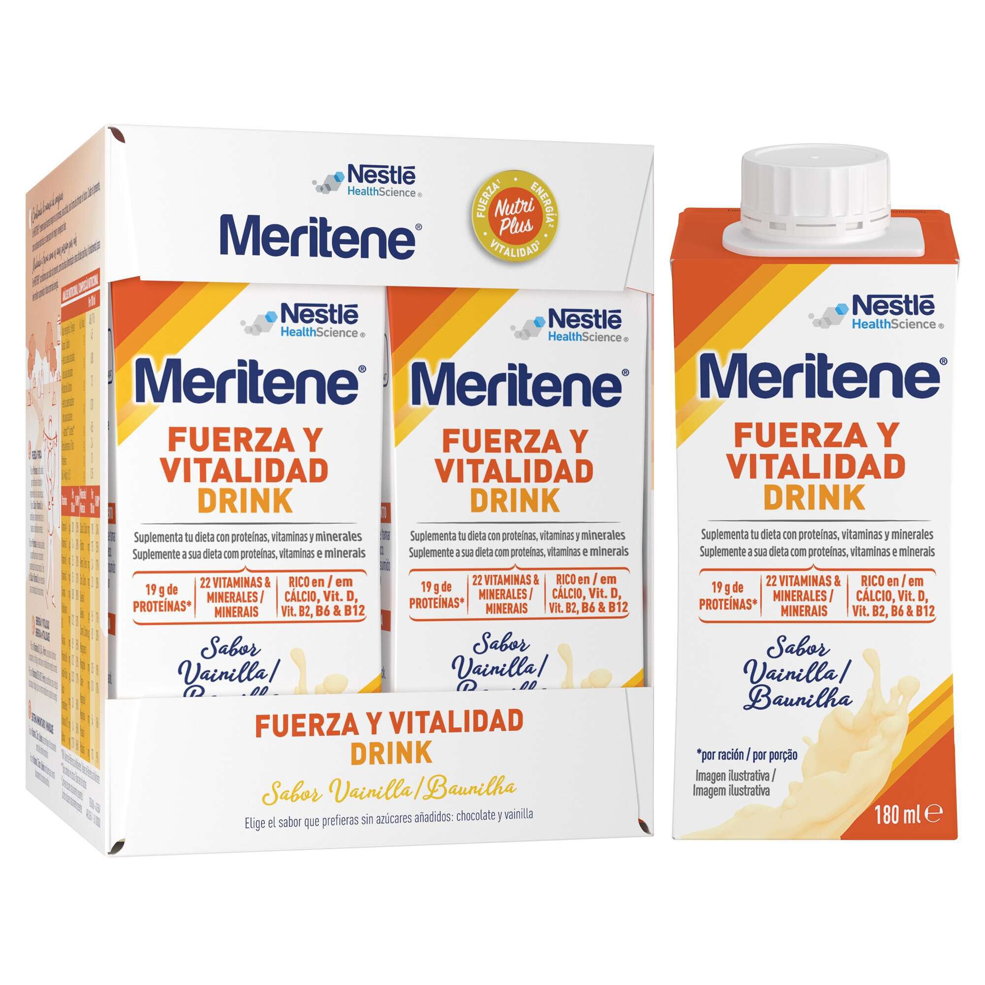 Pack Batidos de Força e Vitalidade Baunilha