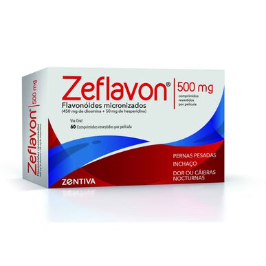Zeflavon 500 mg Má Circulação Wells