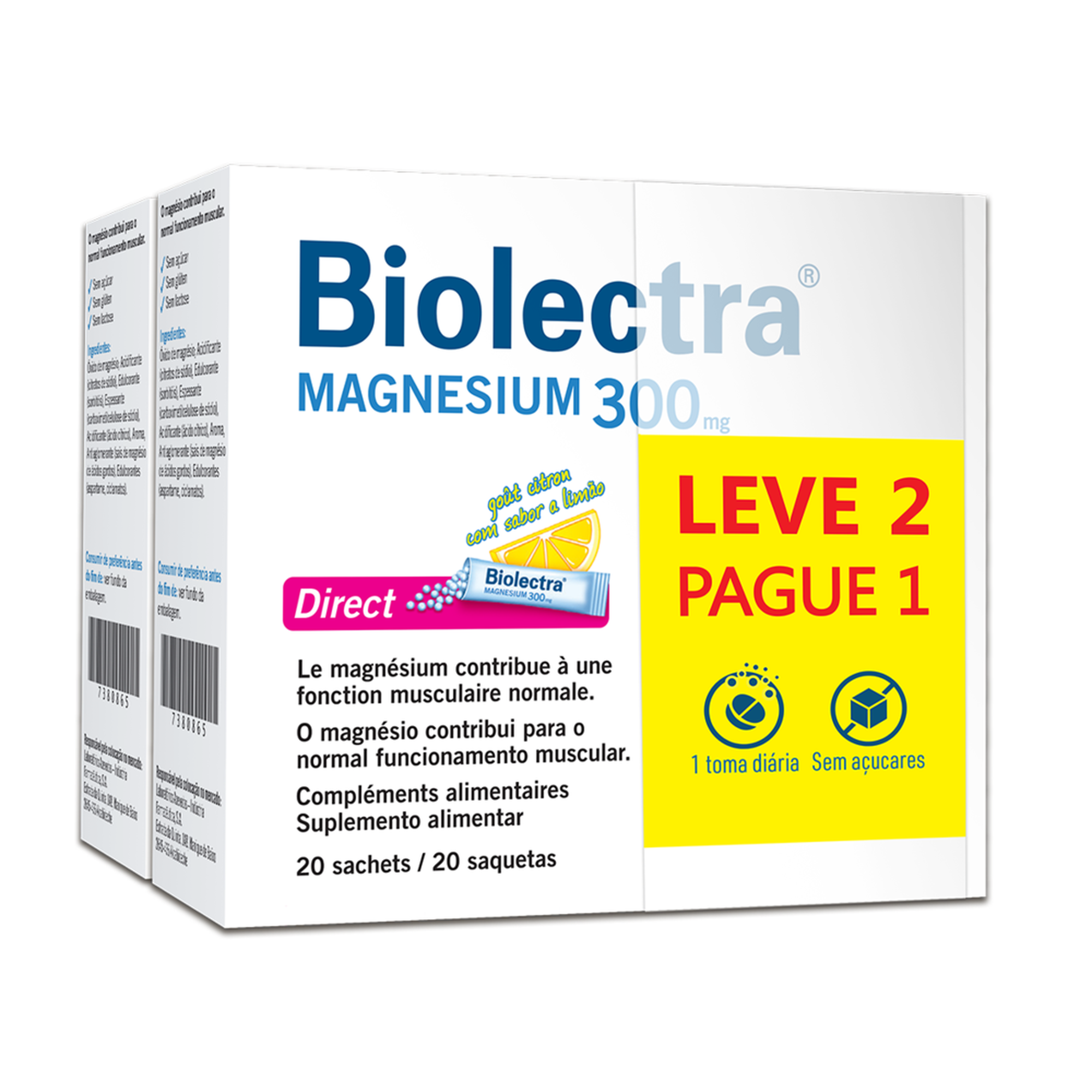 Pack Suplemento Magnésio 300 mg