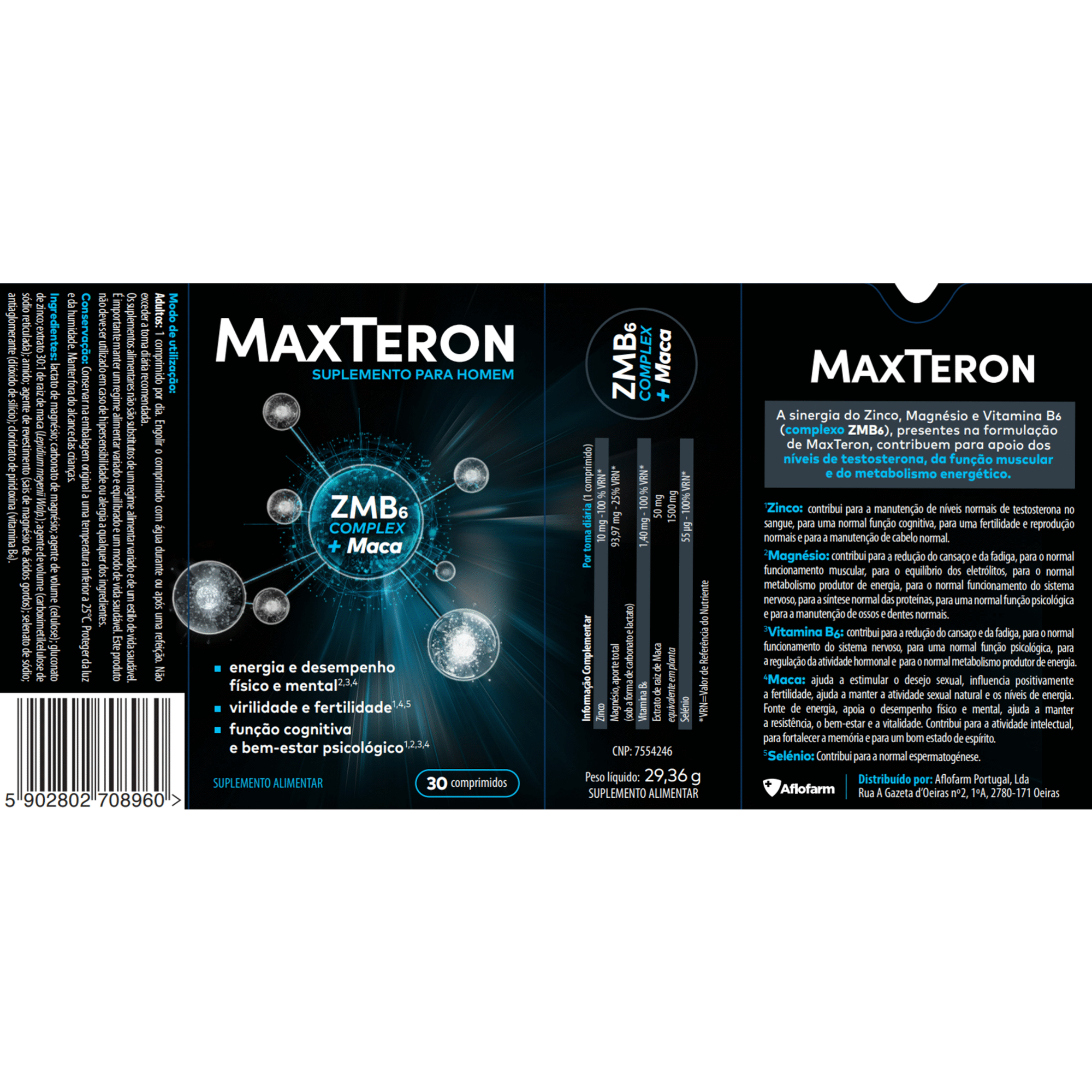 Suplemento para Homem ZMB6 Complex