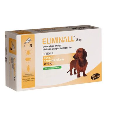 Pipetas Anti-Parasitárias Cão 2-10kg Wells