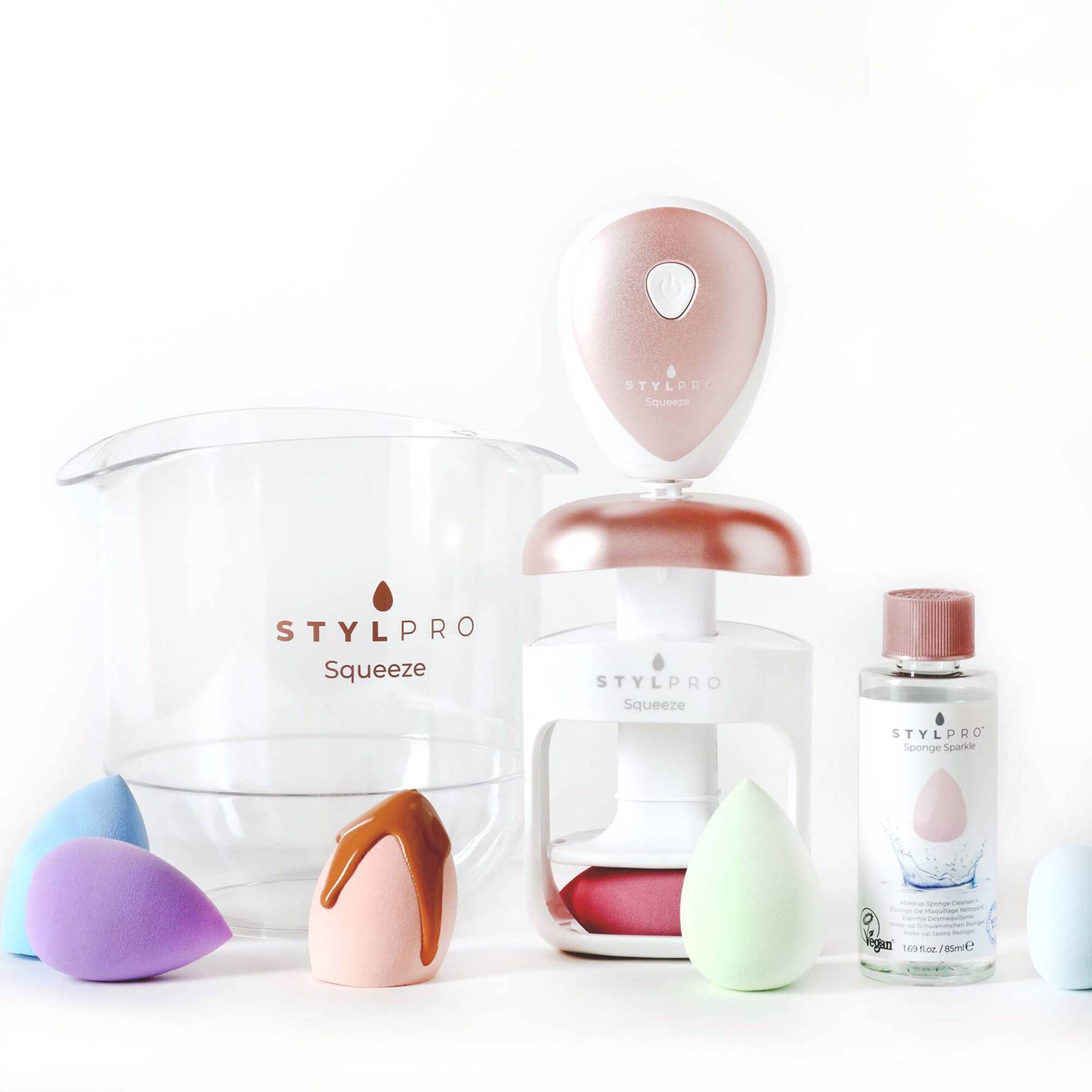 Conjunto de Limpeza para Pincéis e Esponjas