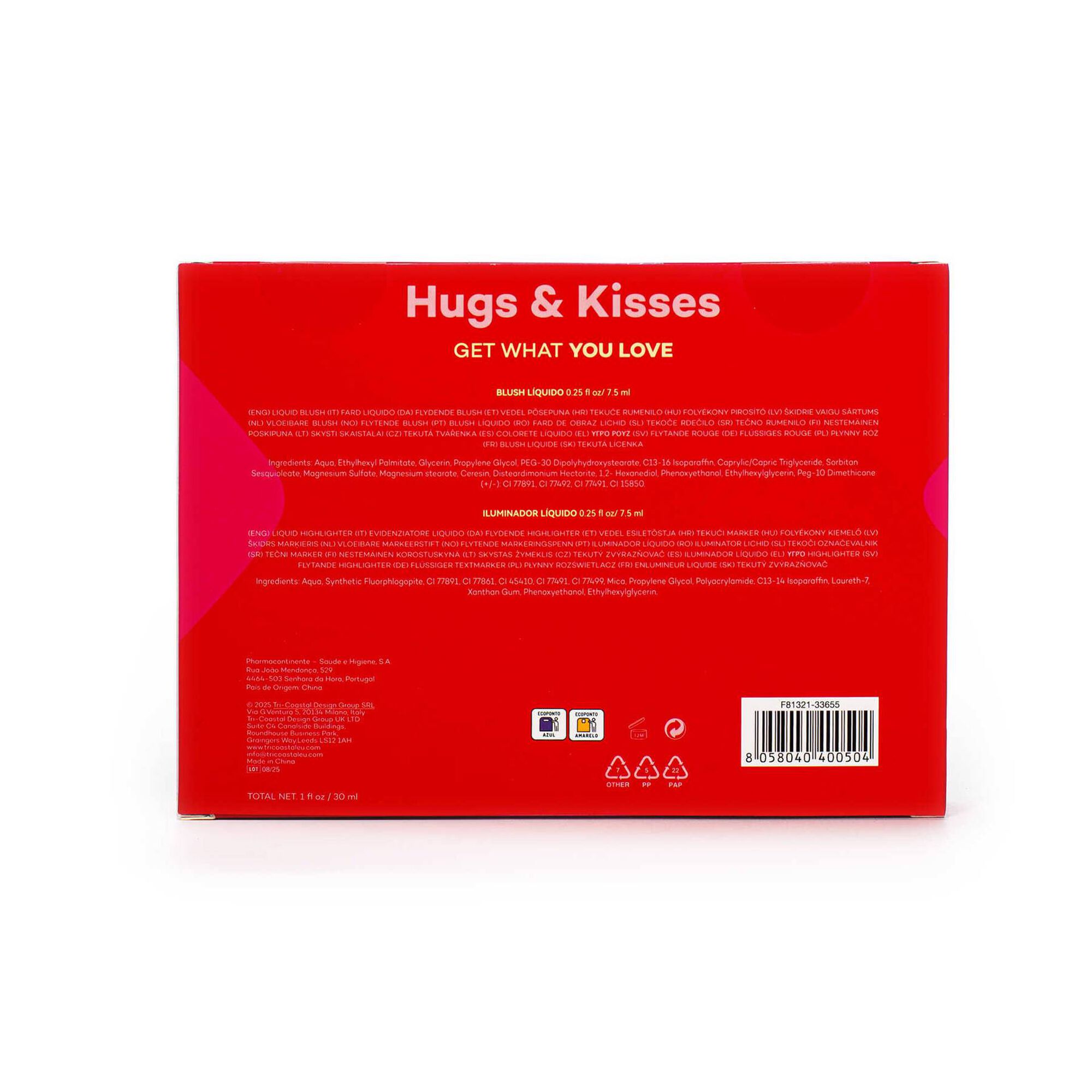 Coffret Blush Highlight Hugs & Kisses