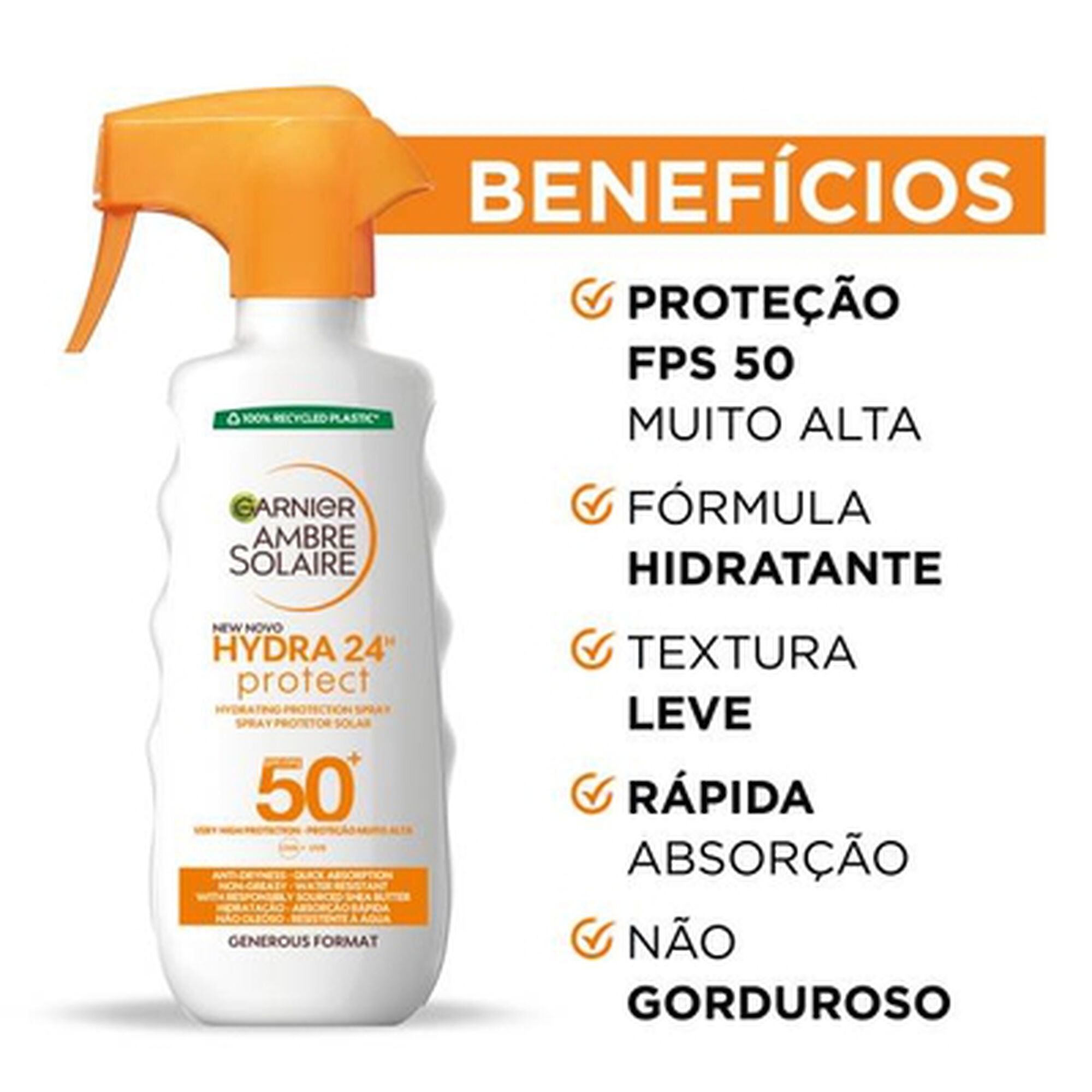 Protetor Solar Corpo Hydra 24 SPF50