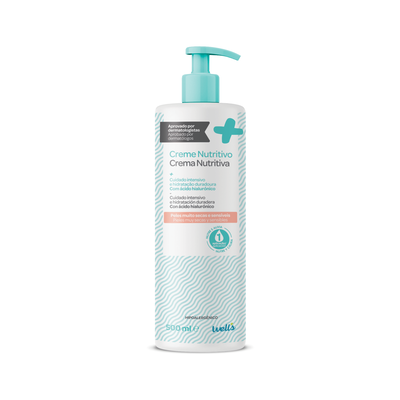 Creme Nutritivo 500 ml Wells Rotina Diária Creme Nutritivo 500 ml Wells Rotina Diária