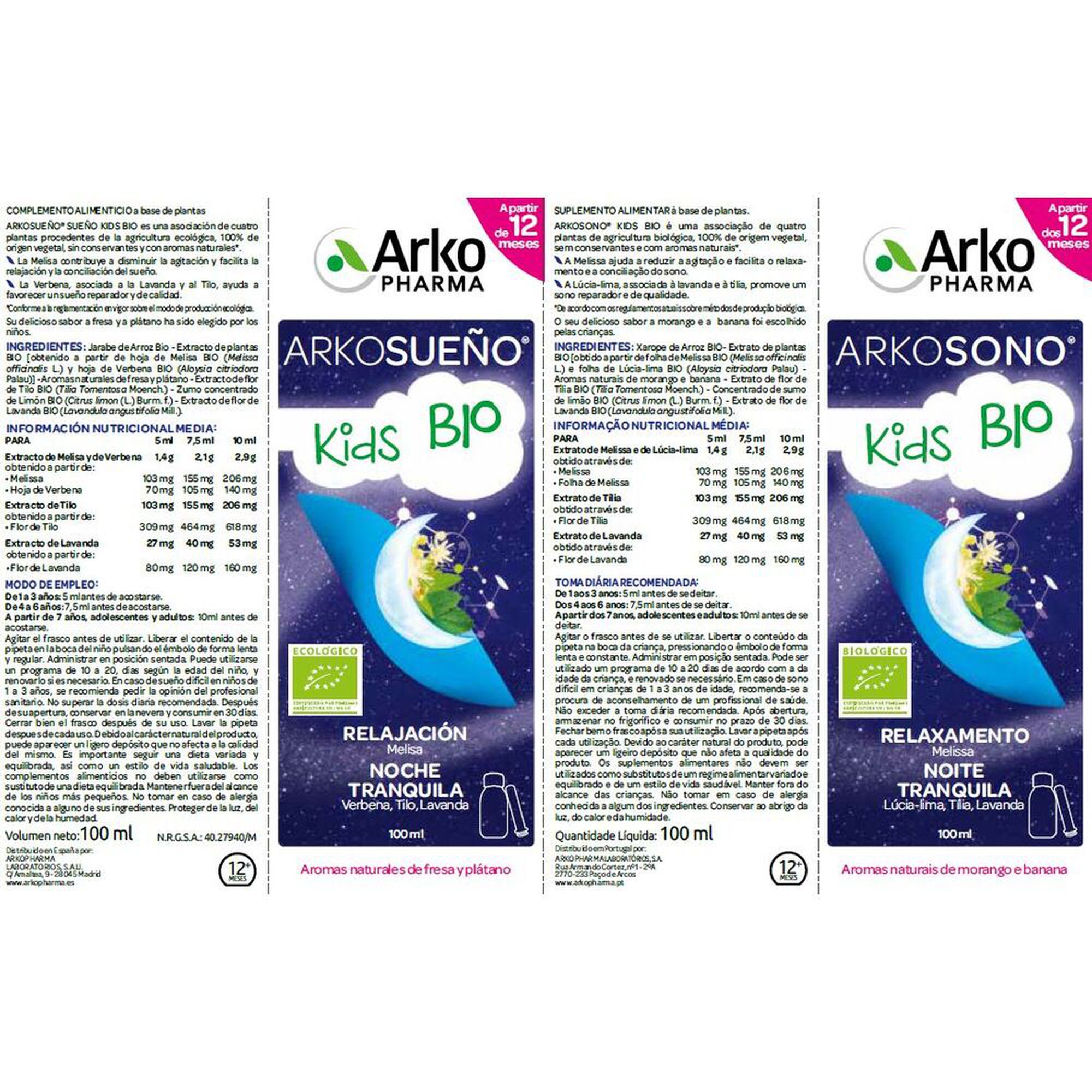 Suplemento Noite Tranquila Arkosono Bio