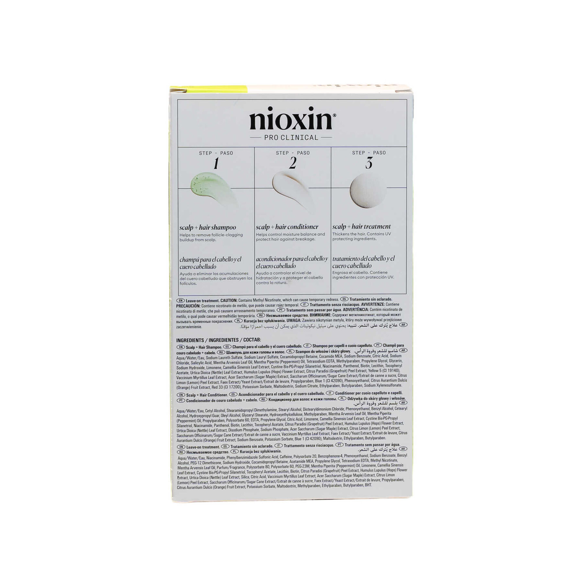 Pack 2  Scalp Hair Natural Untreated Hair Thinning