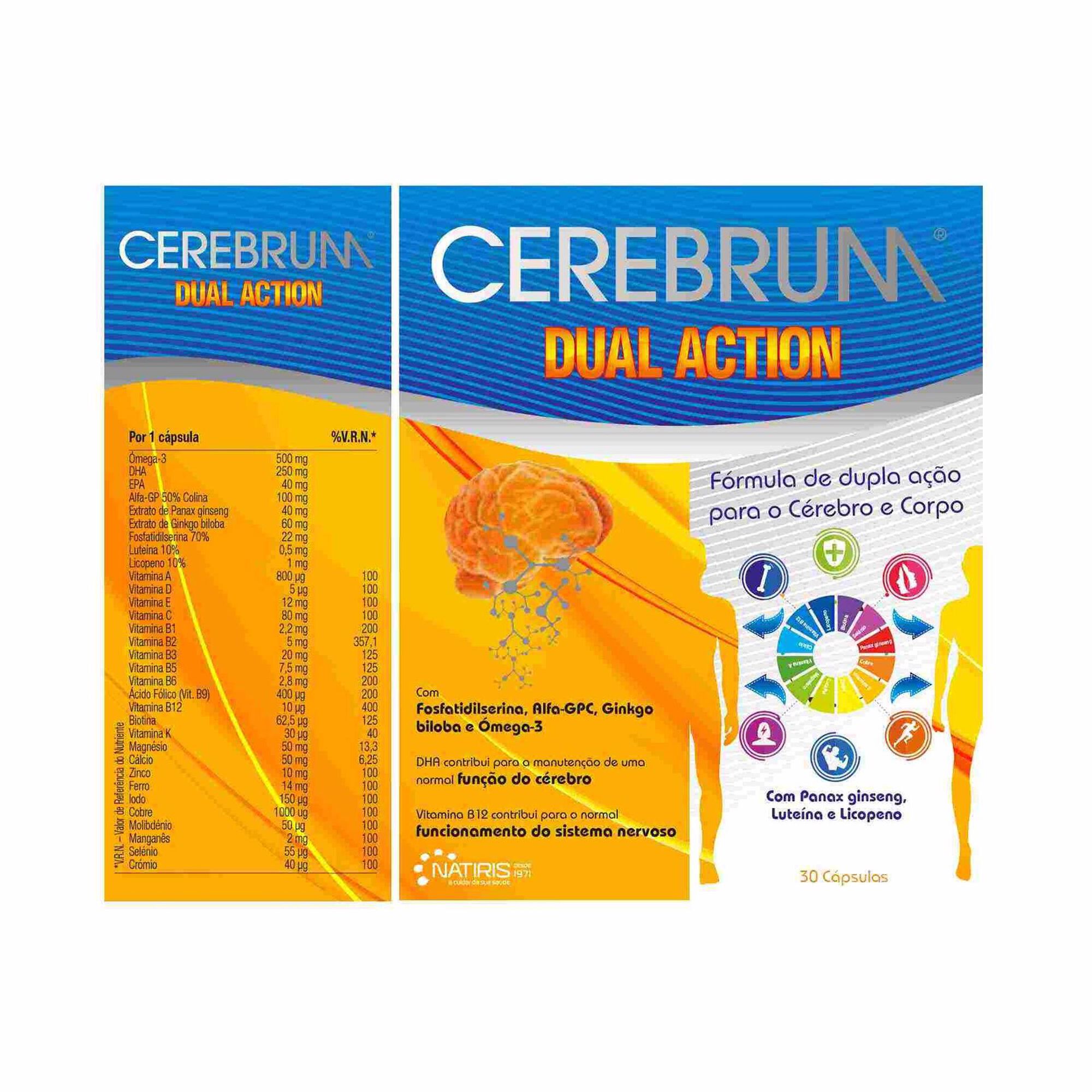 Suplemento Saúde Física e Mental Dual Action