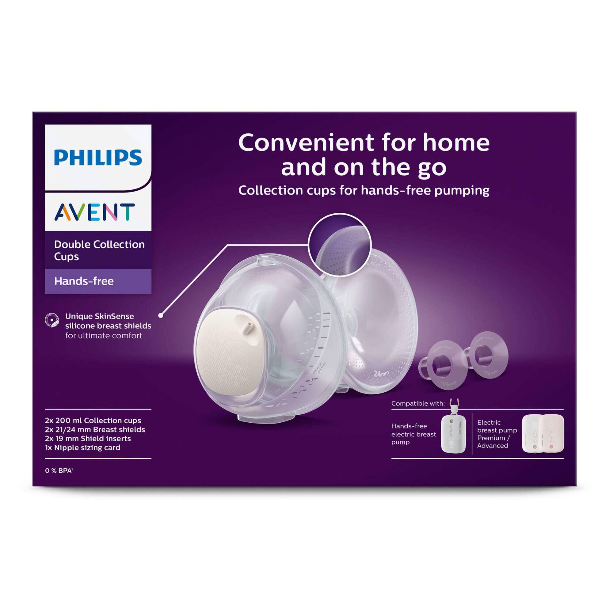 Double Collection Cups Hands Free