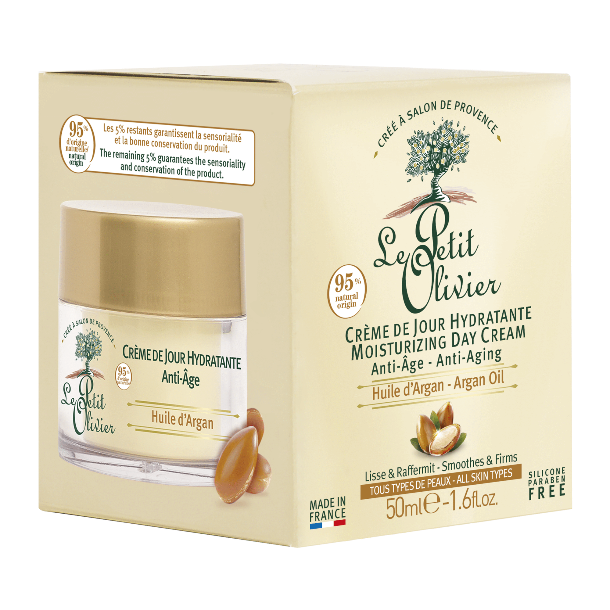 Moisturizing Day Cream Anti-Aging Argan Oil