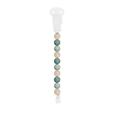 Pacifier Clip Silicone Light Green Wells