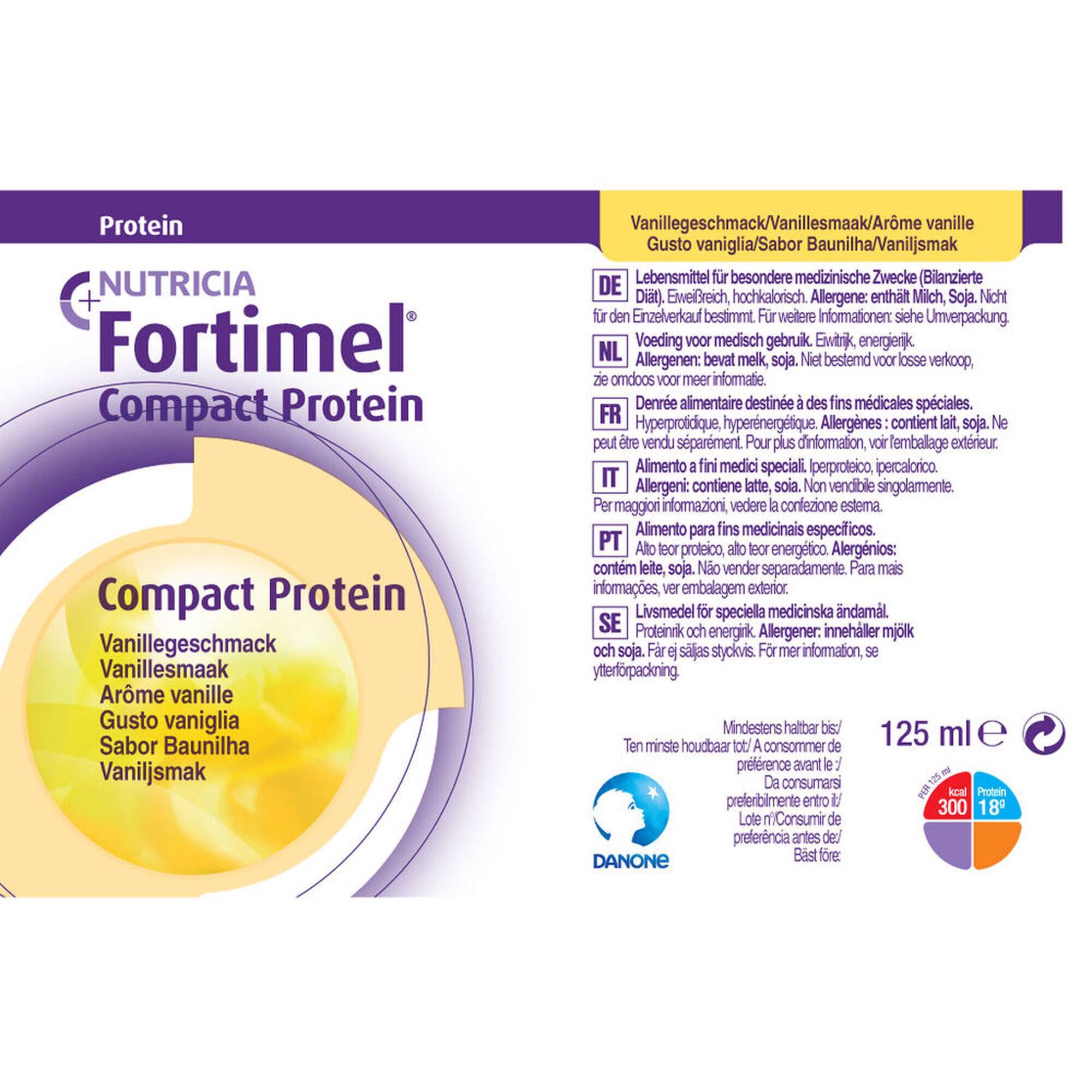 Fortimel Compact Protein Baunilha