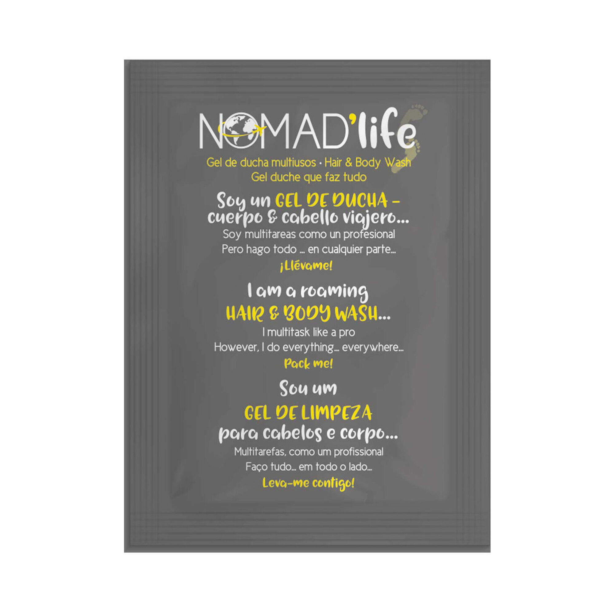 Gel De Limpeza Para Cabelo e Corpo Homem