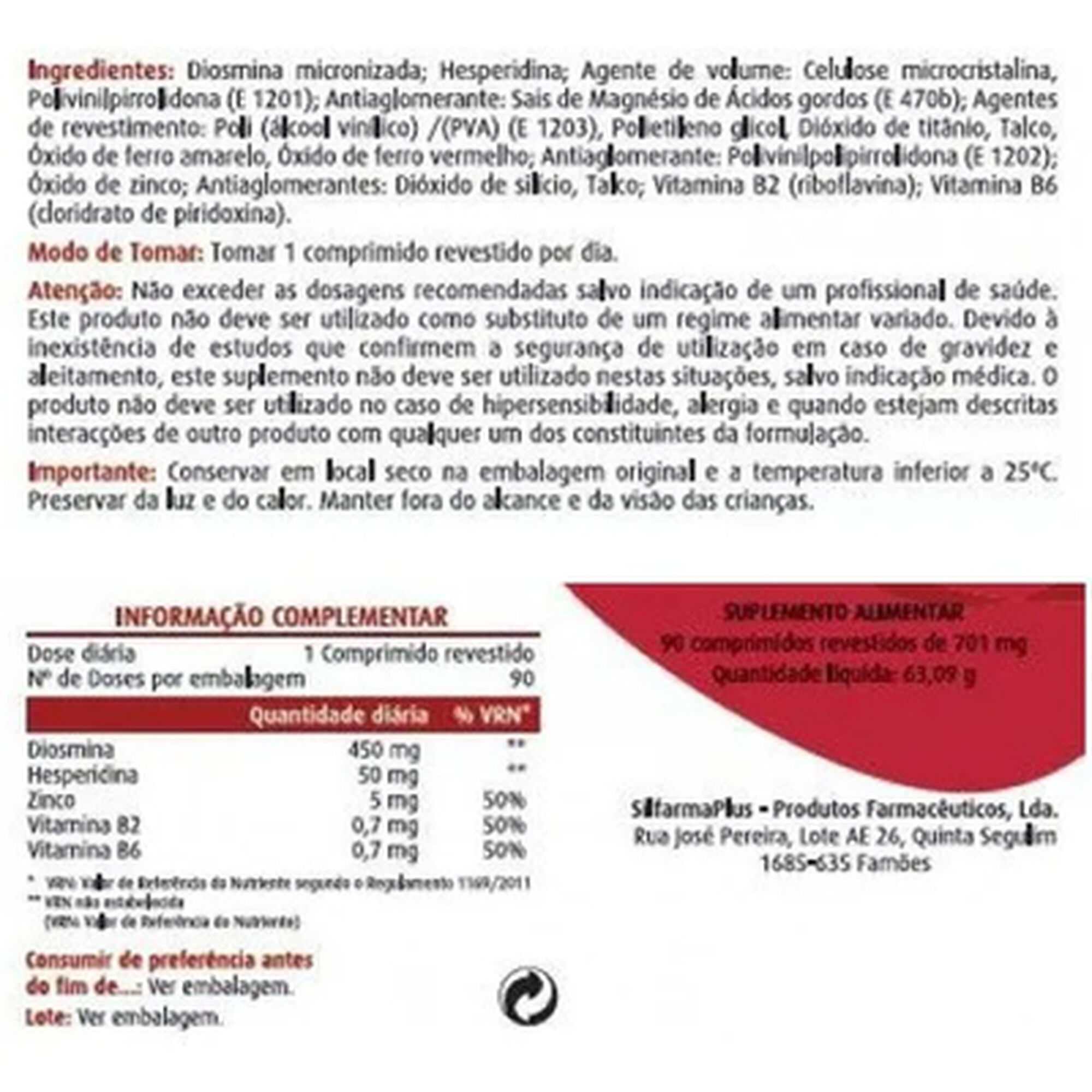 Suplemento Alimentar Tratamento de Varizes