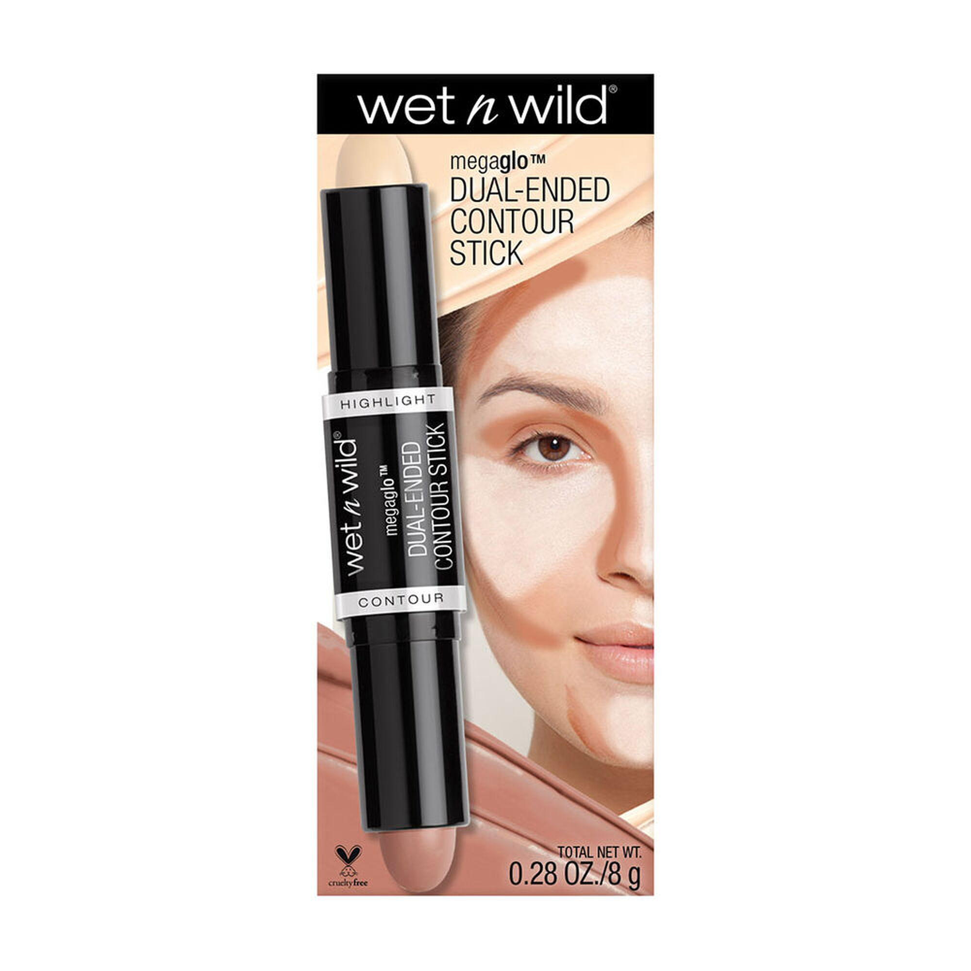 Stick de Contorno de Rosto Megaglo Dual Ended