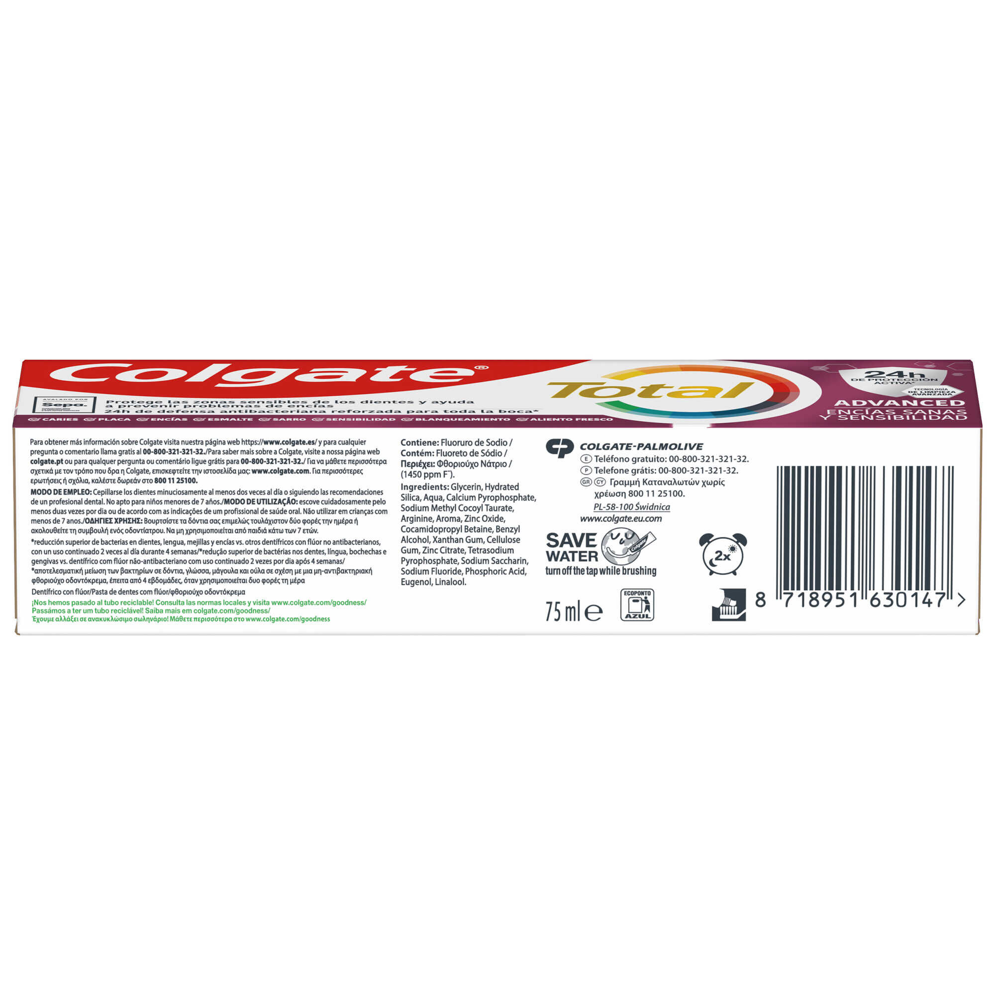 Pasta Dentífrica Advanced Gengivas Saudáveis