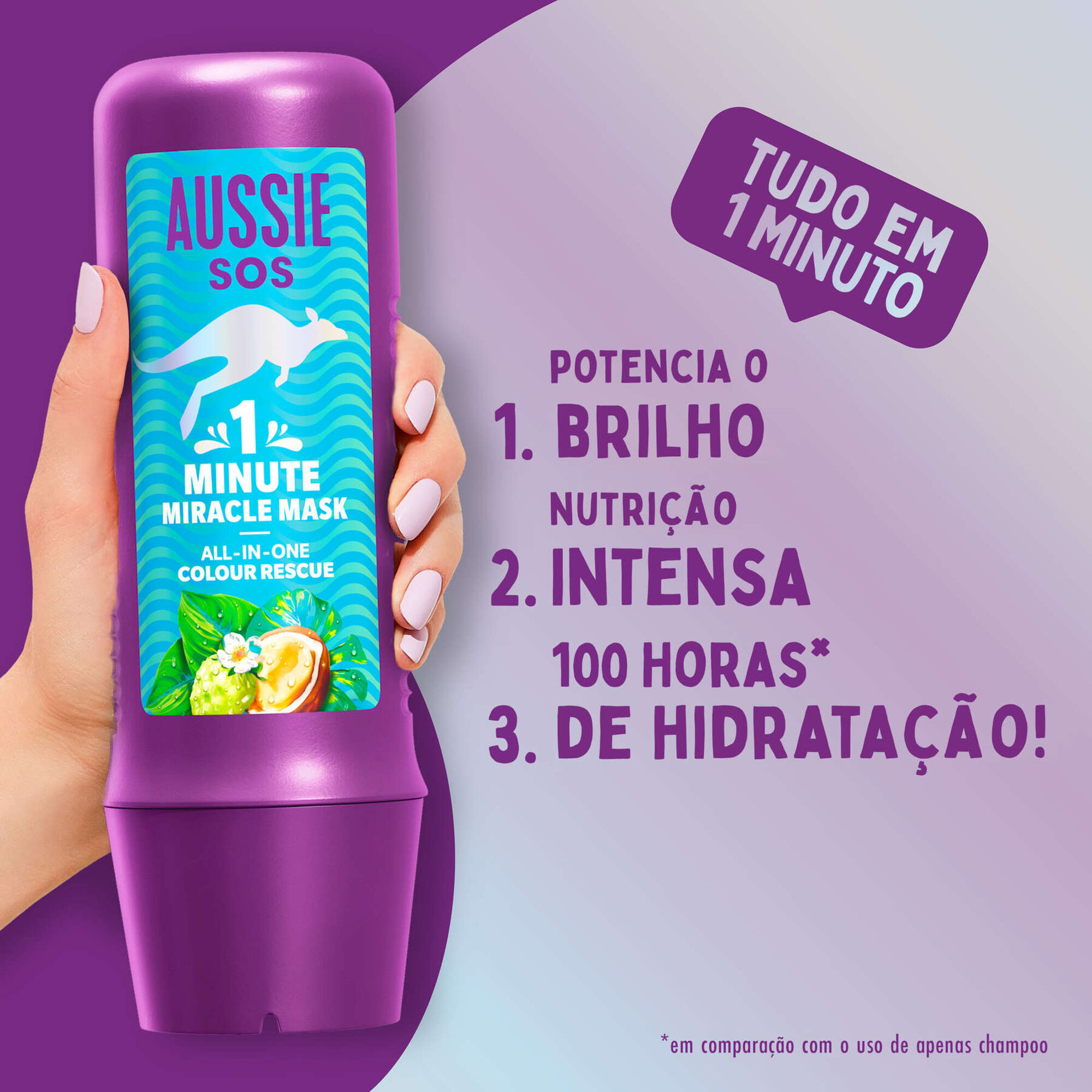 Máscara Resgate Cor 1 Minute Miracle