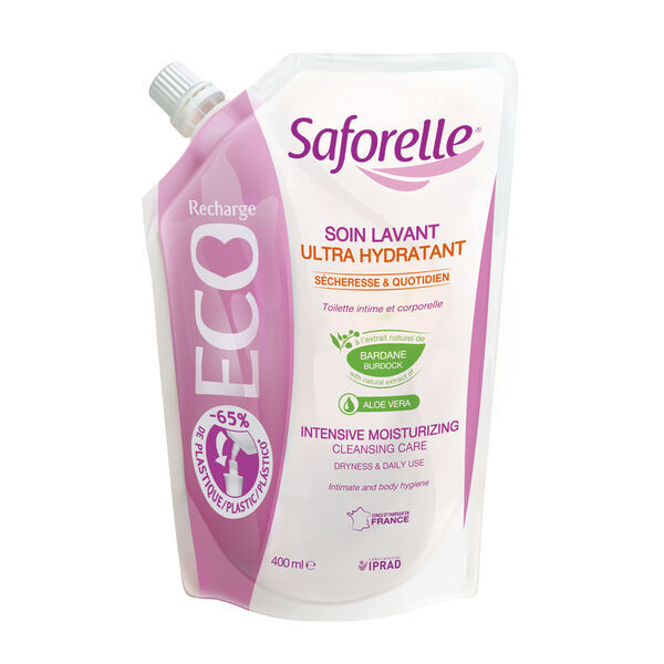 Gel Hidratante de Limpeza Íntima Recarga Eco Saforelle