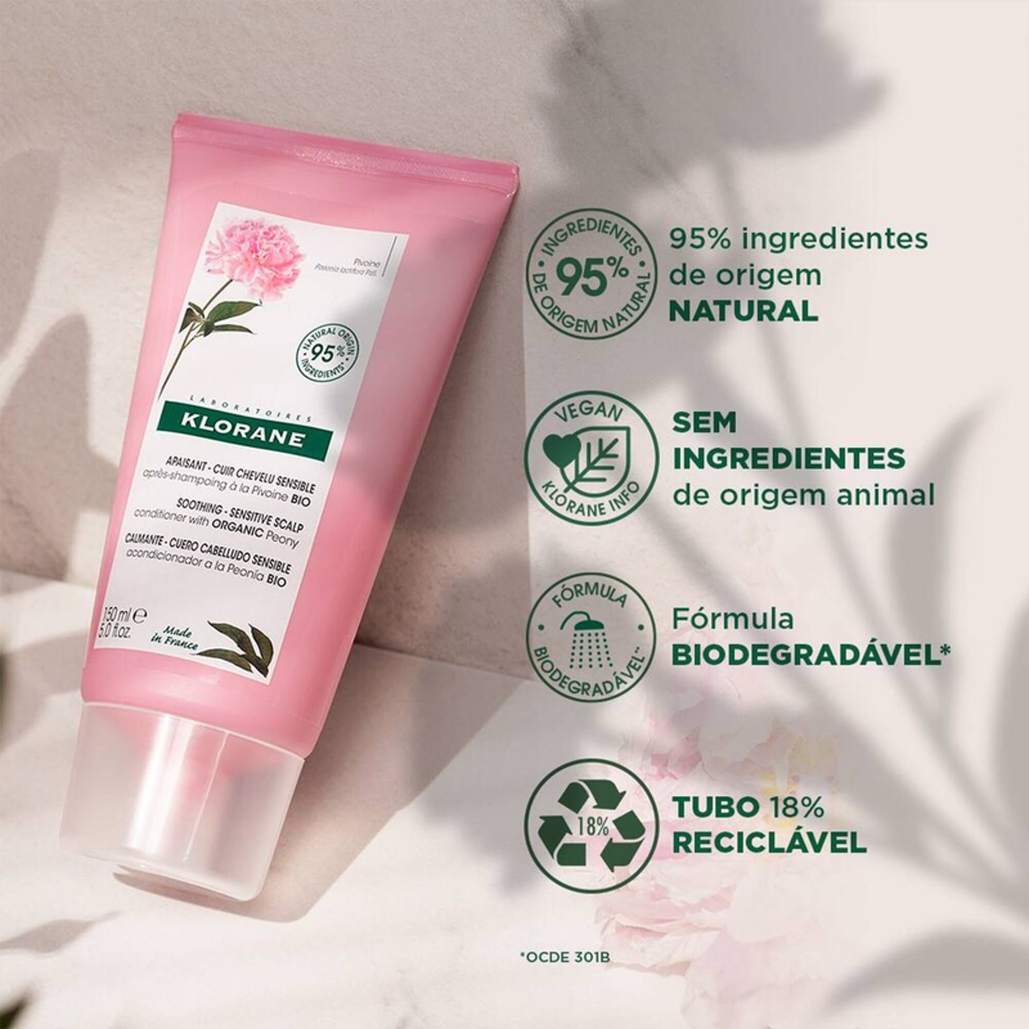 Pivoine Apaisant & Anti-Irritant Aprés-Shampooing