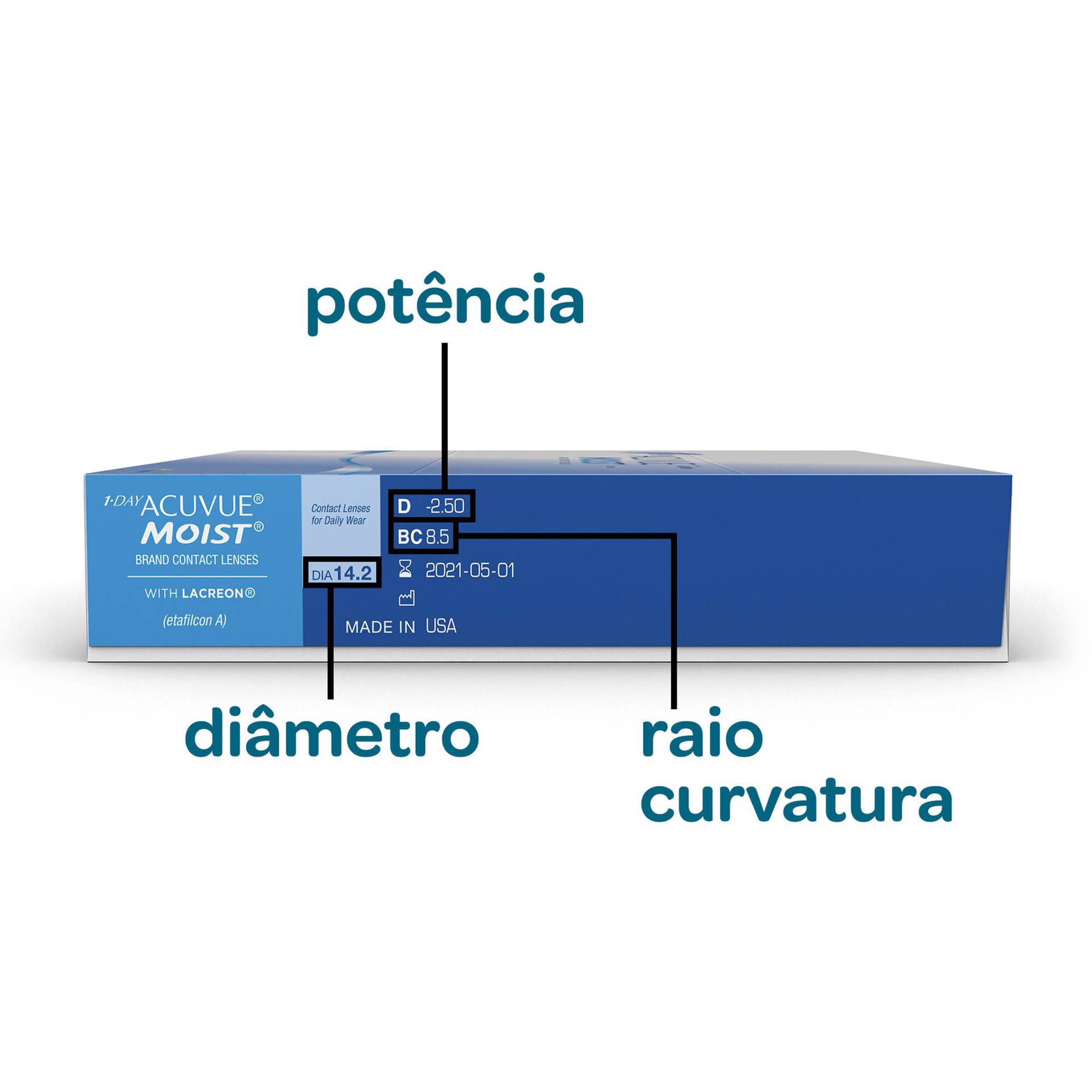 Lentes De Contacto 1 Day Acuvue Moist For Astigmatism