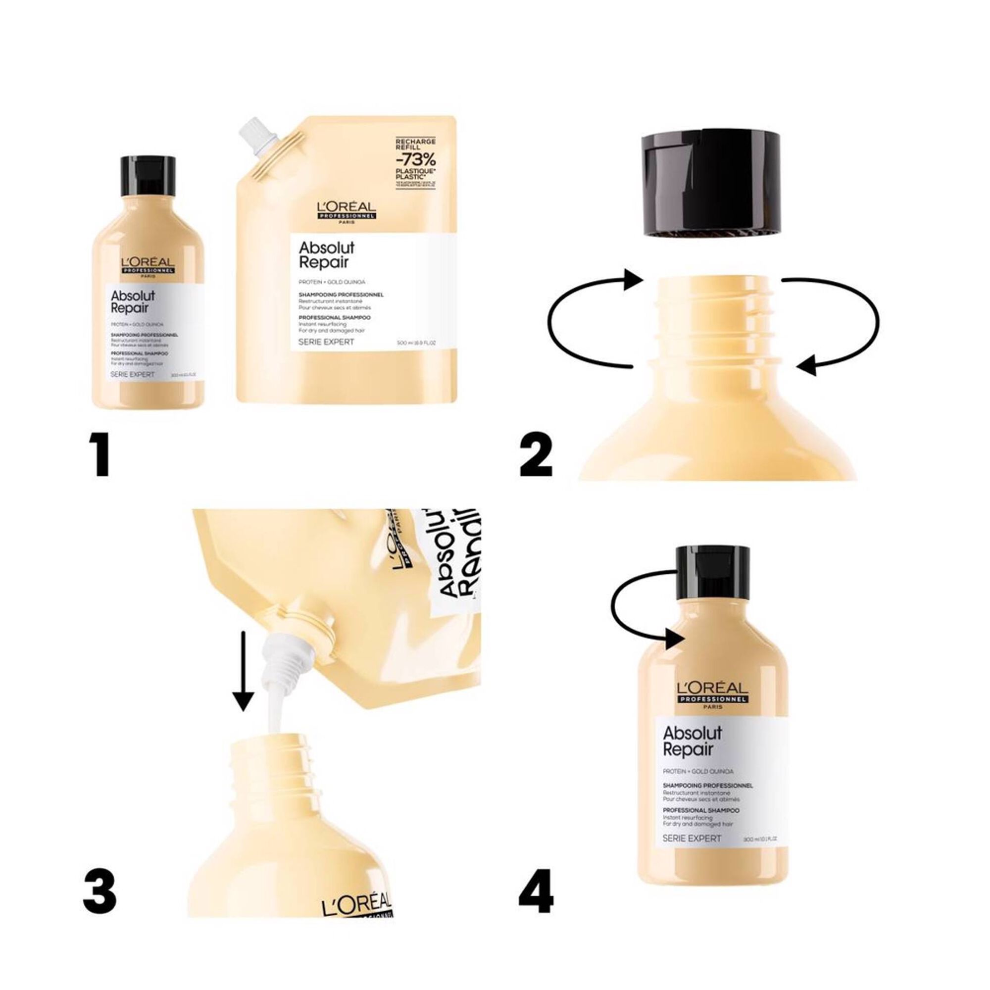 Absolut Repair Serie Expert Shampoo