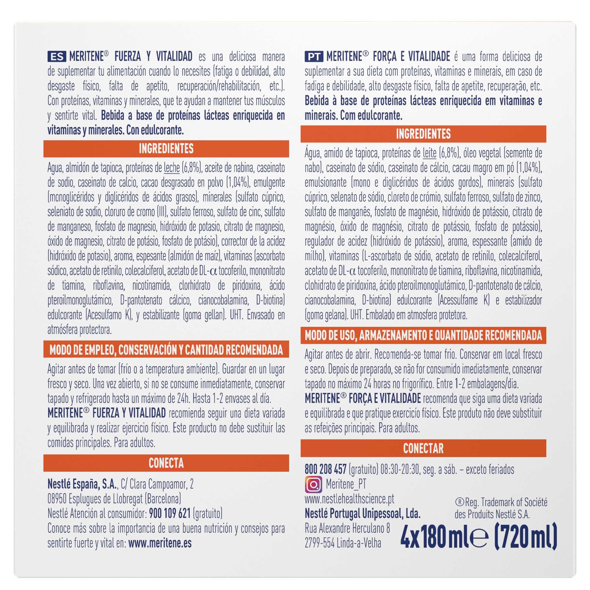 Pack Batidos de Força e Vitalidade Chocolate