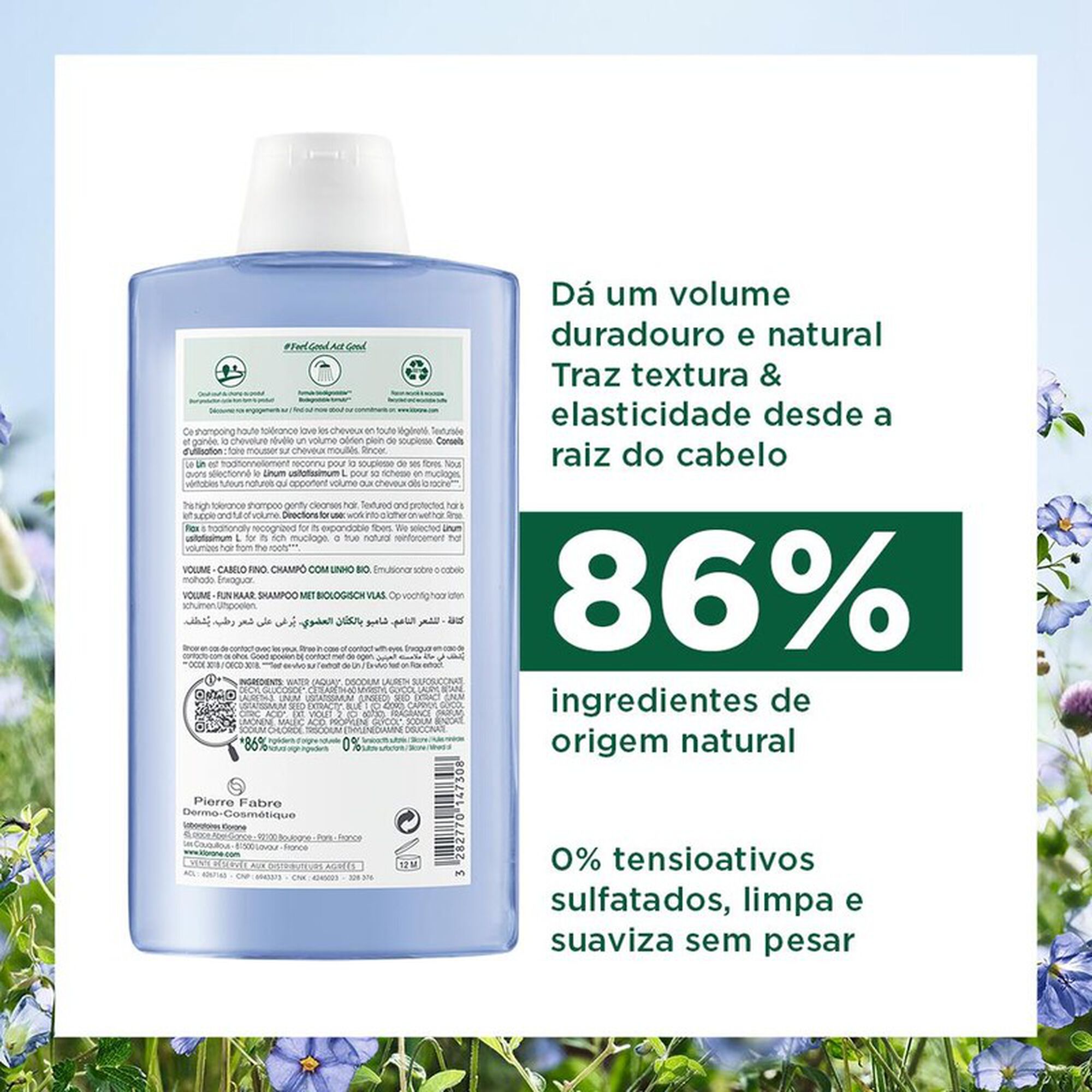 Flax Volume Fine Hair Shampoo