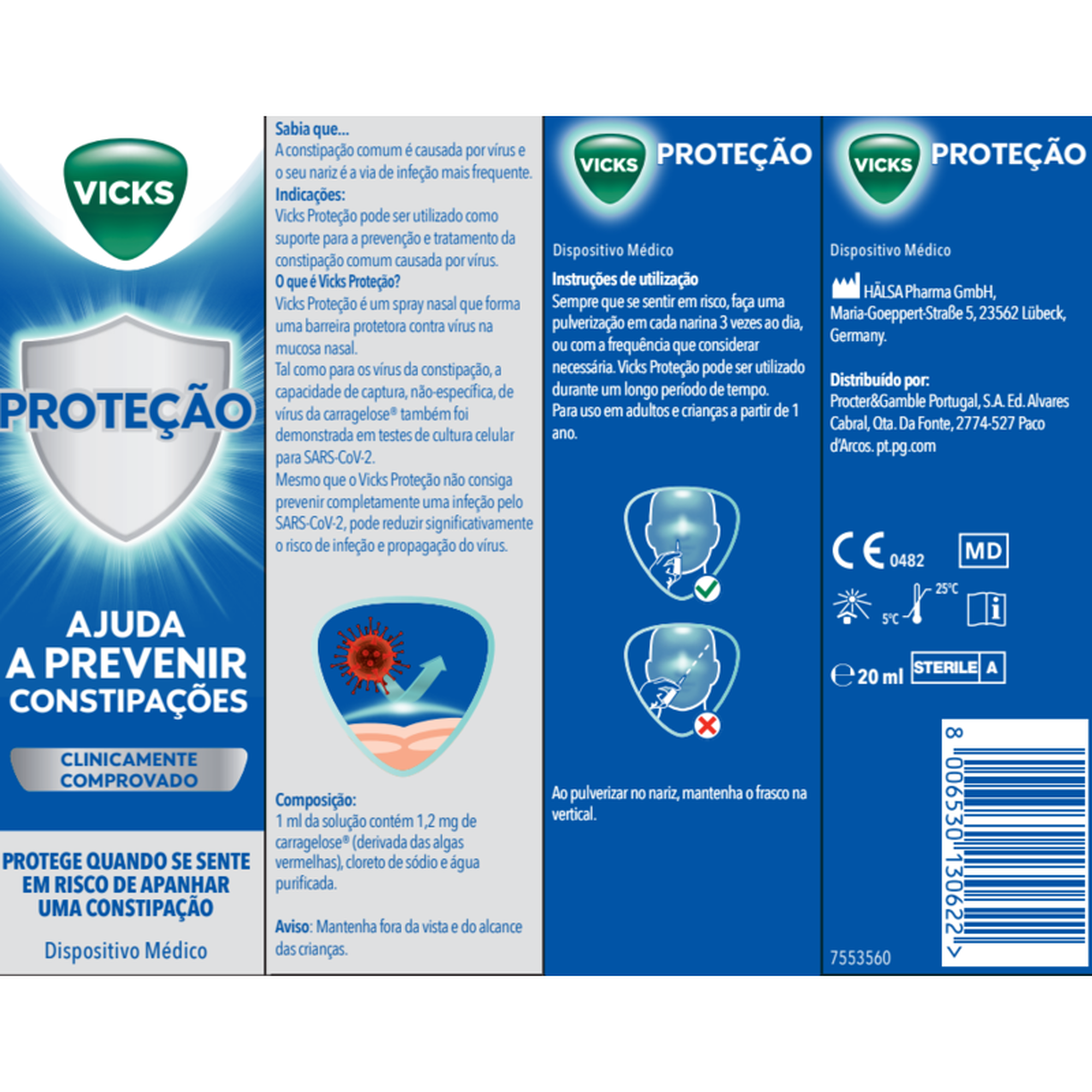 Proteção Prevenir Constipações