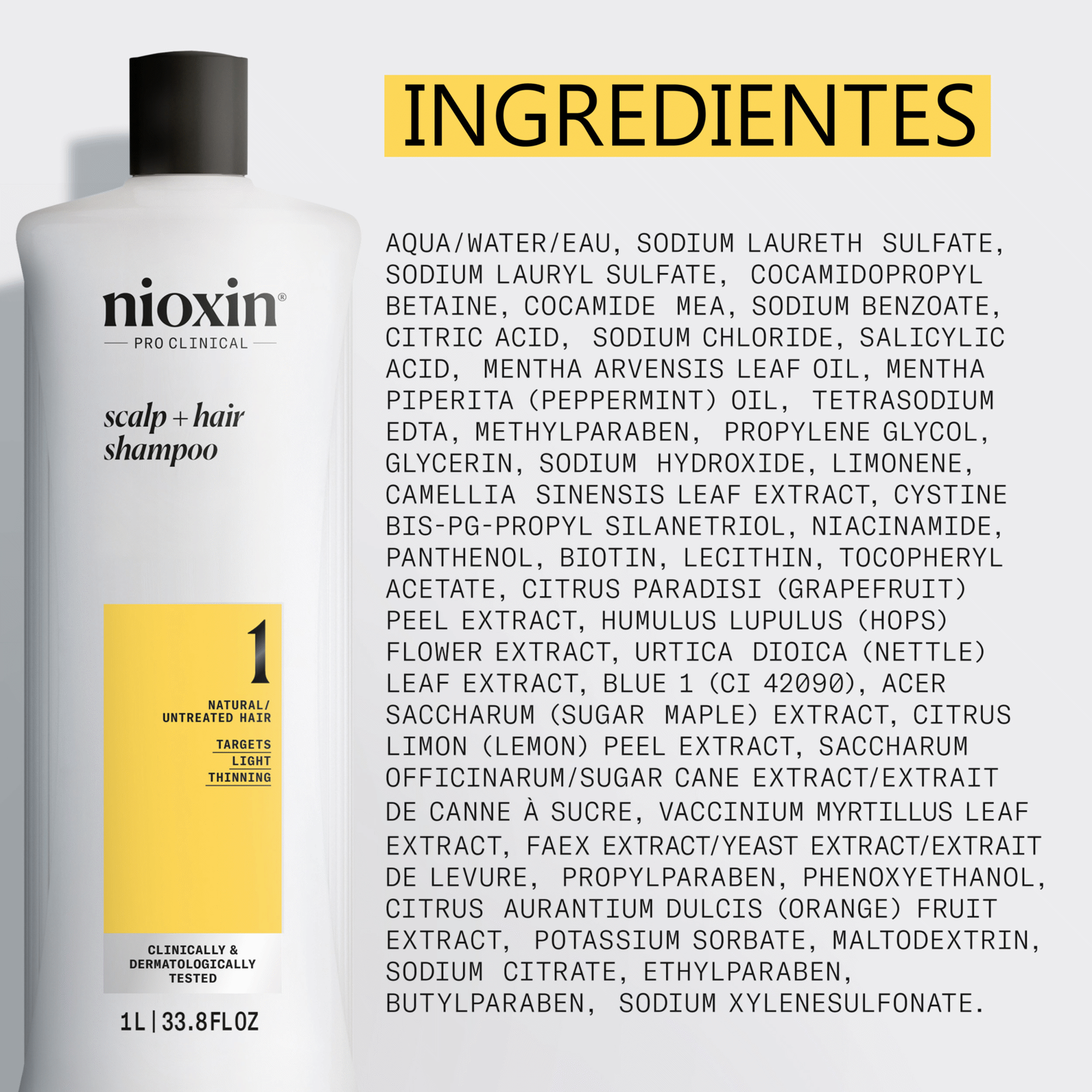 Scalp Hair Shampoo 1 Light Thinning