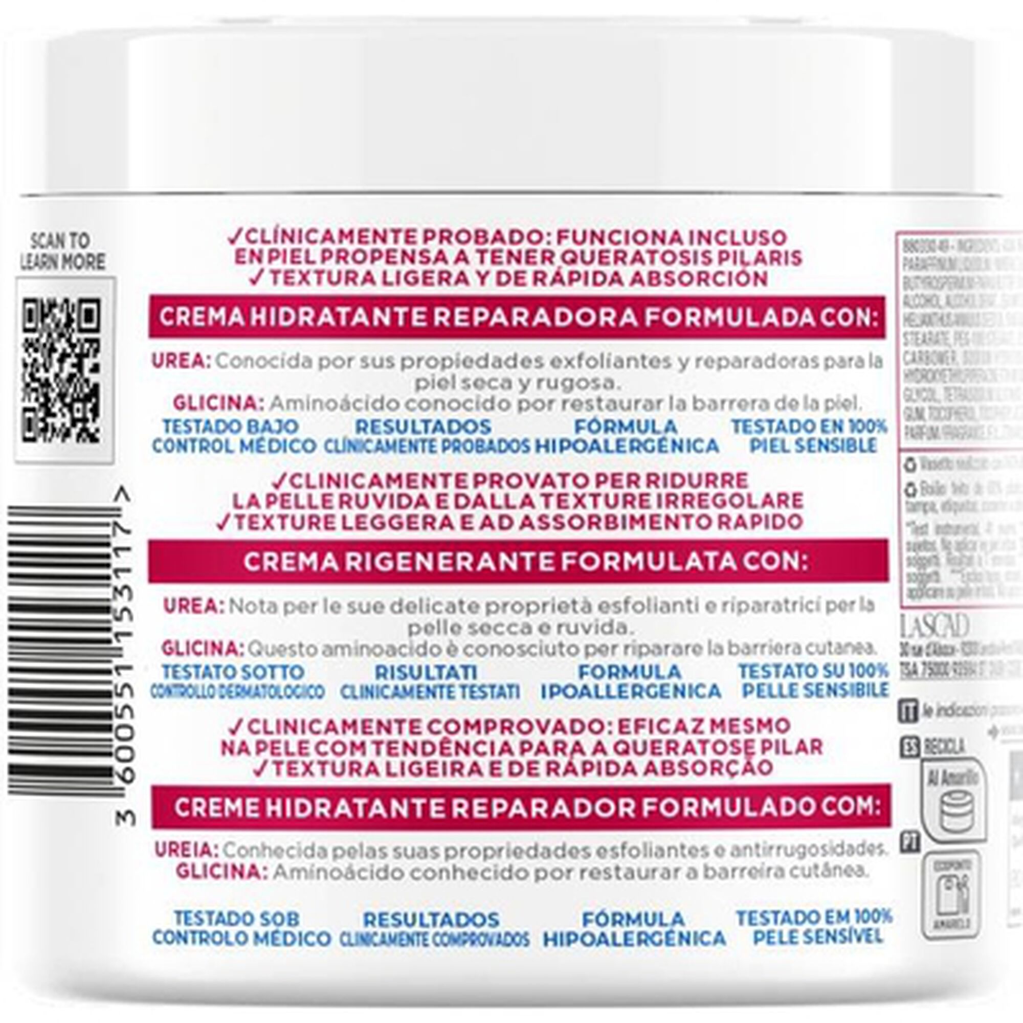 Urea Cica Repair+ Creme Hidratante